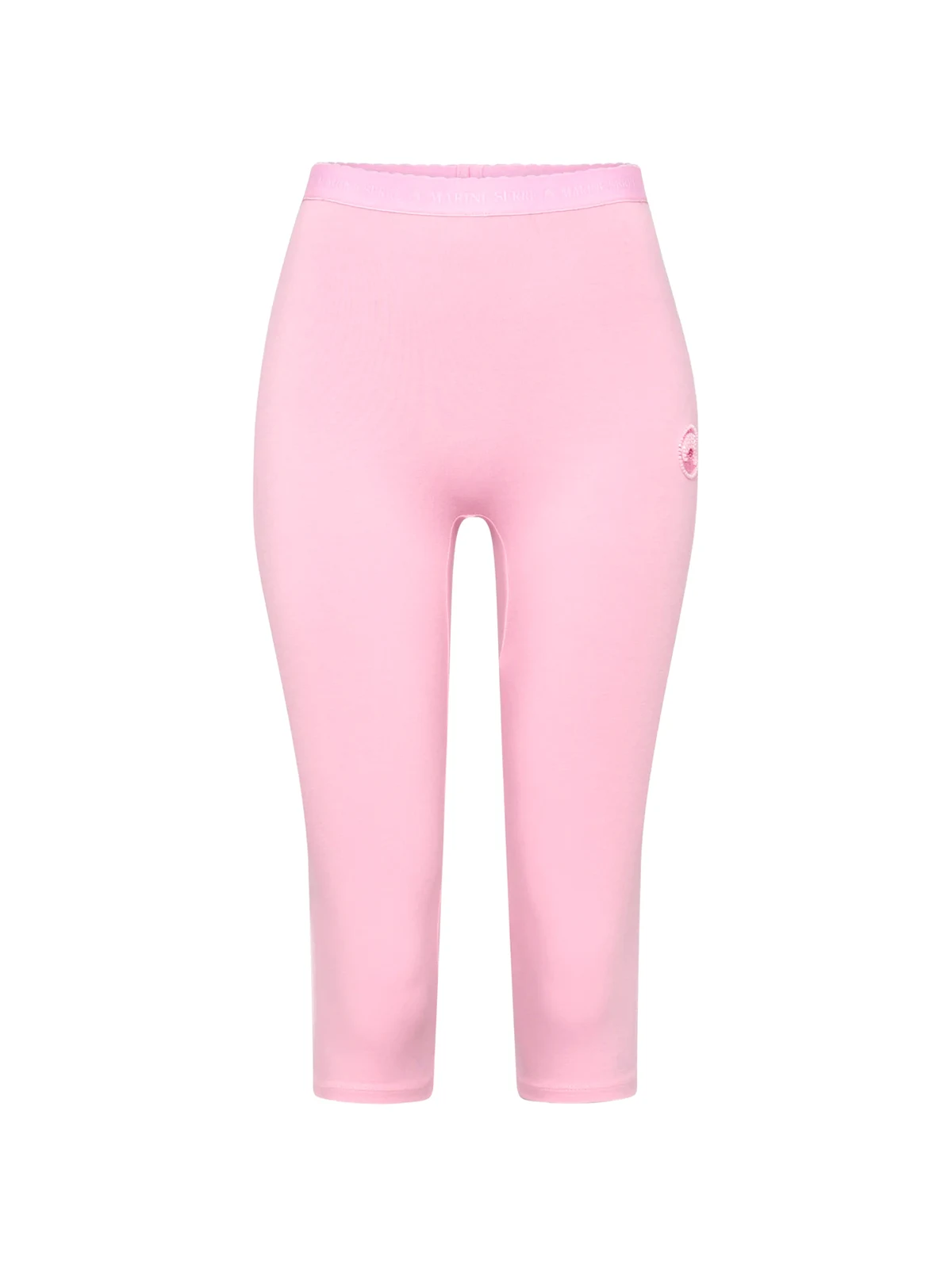 Capri-Shorts mit Perlen-Logo