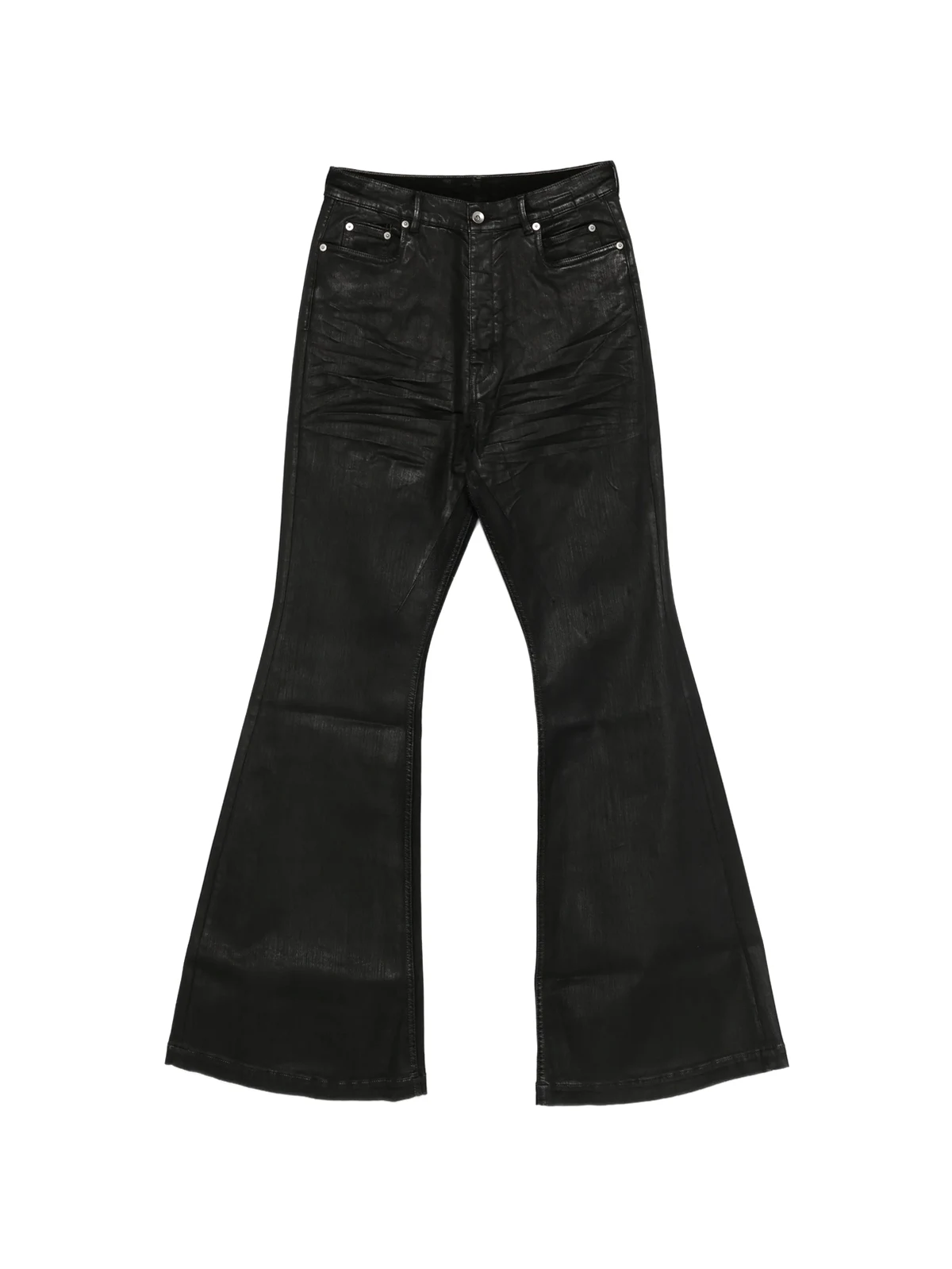 Bootcut-Jeans mit Knöpfen