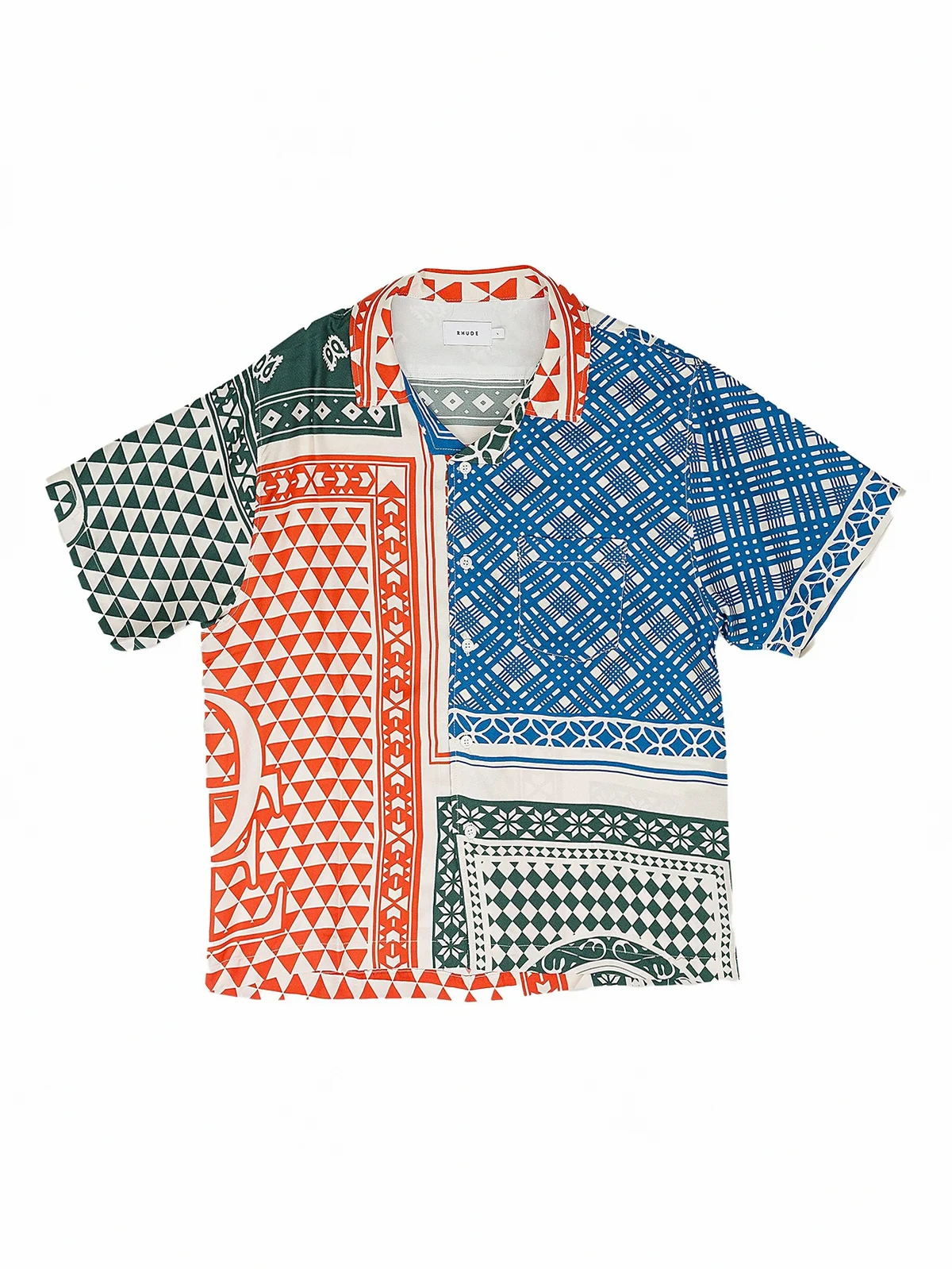 Hemd mit Kartenfalten