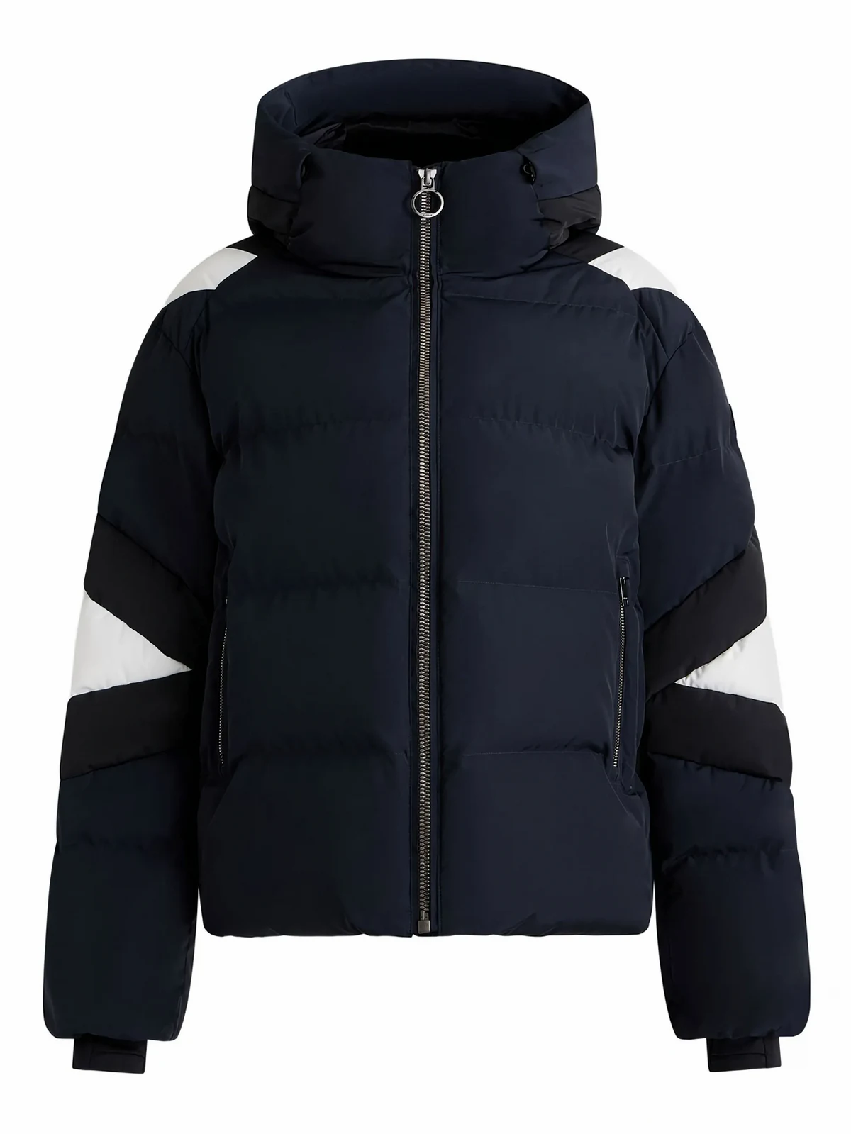 Charloy colourblock hooded ski jacket
