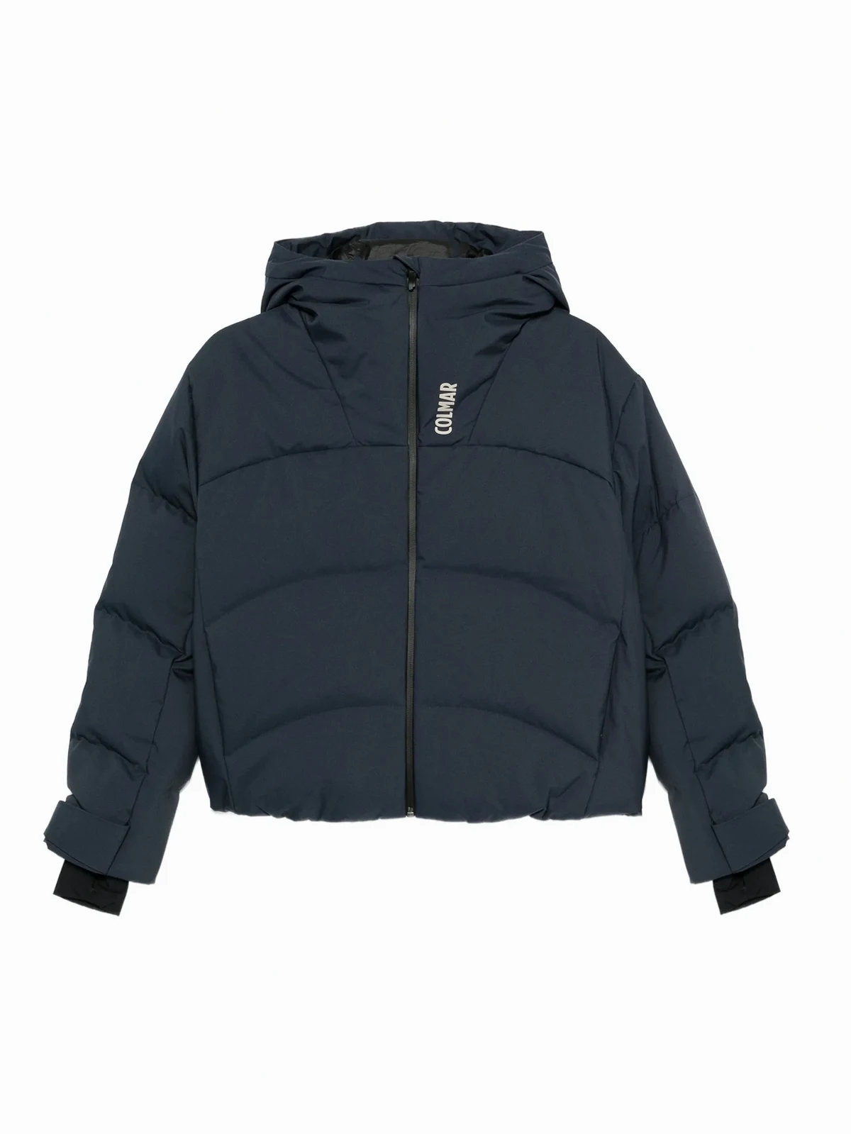 hooded fancy ski jacket bomber