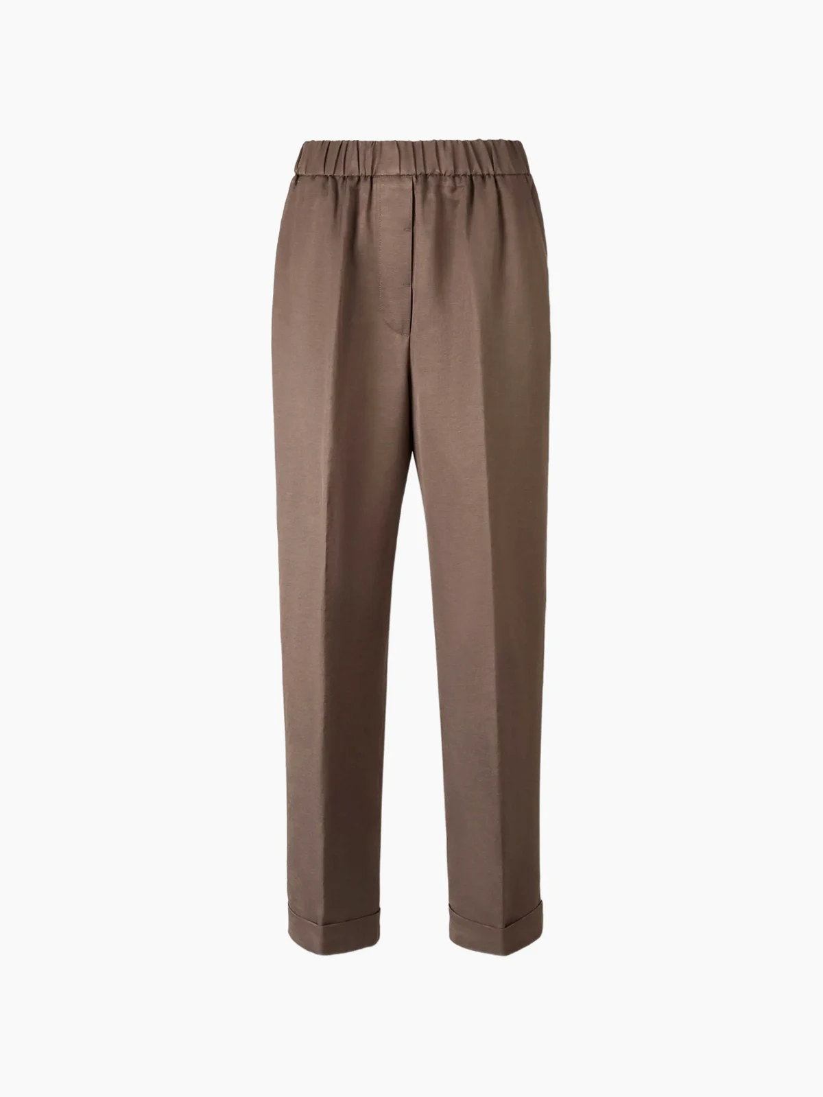 elasticated-waist trousers