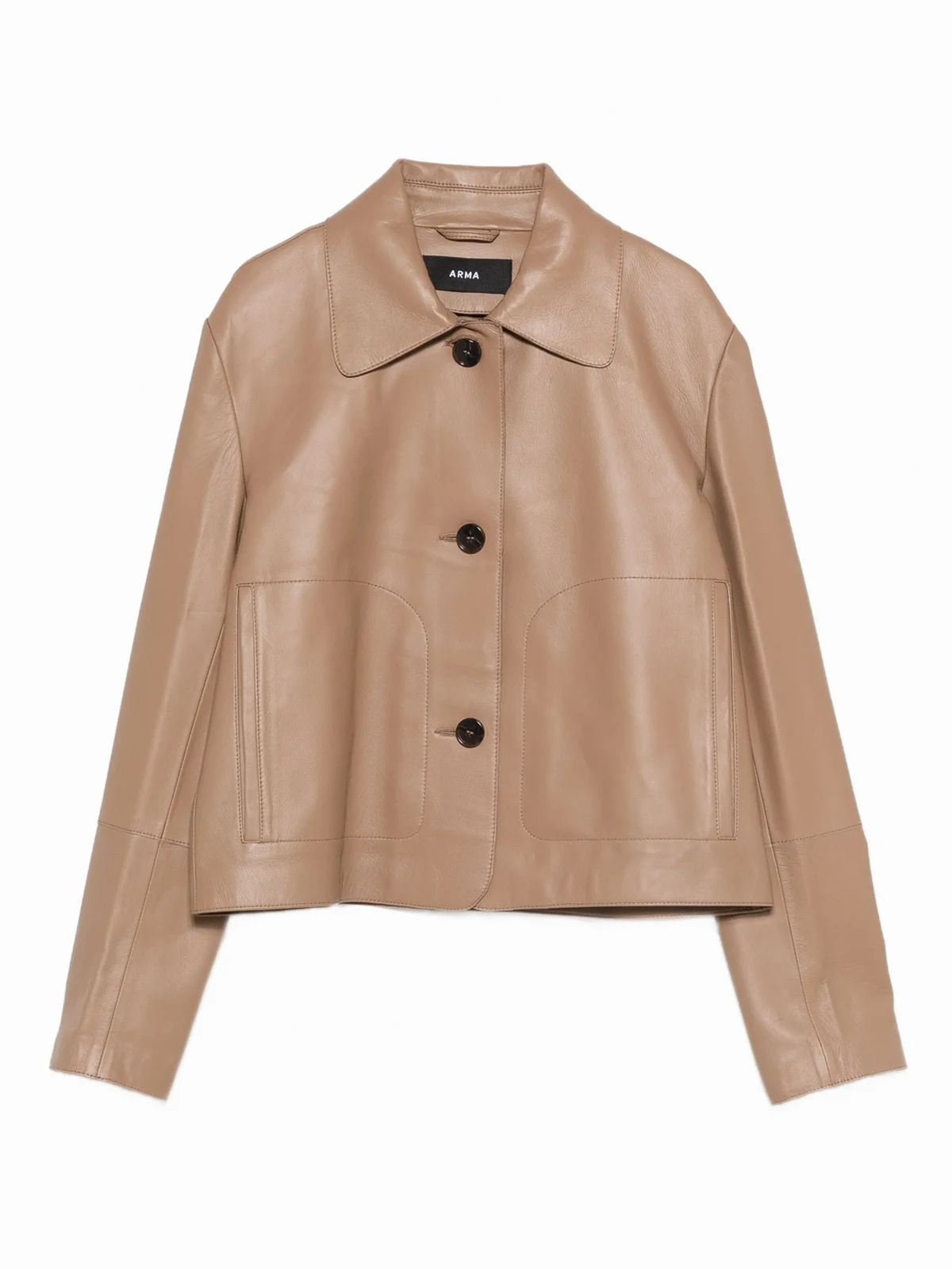 Emy Lederjacke mit Kragen