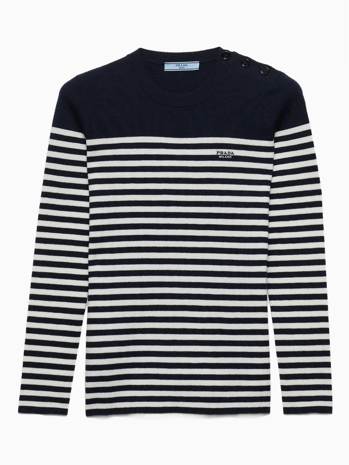 striped ribbed sweater
