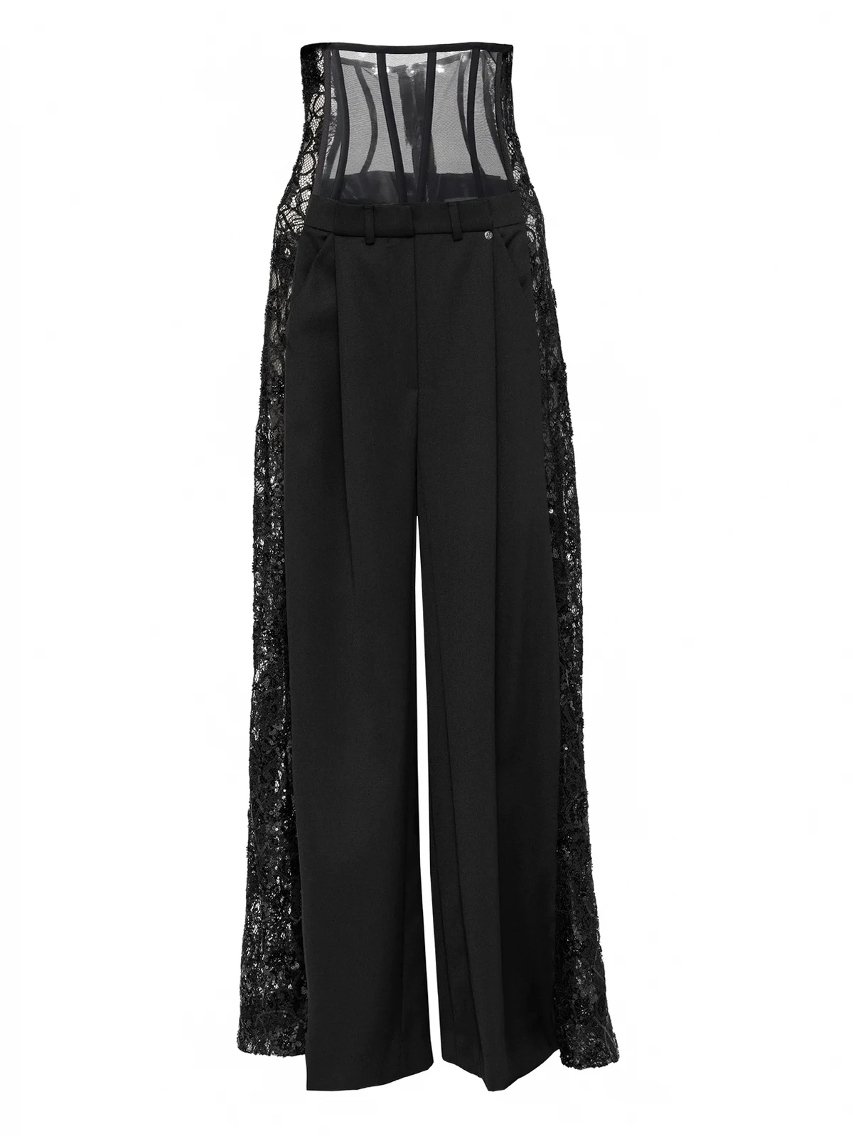 tulle lace trousers