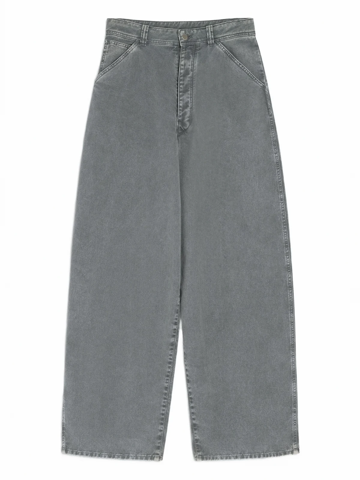 snow-wash tapered trousers