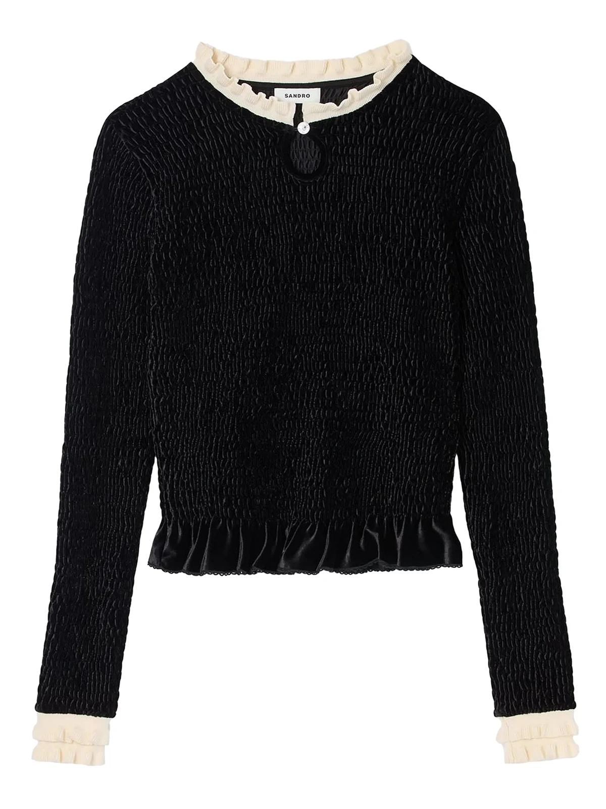 Oberteil mit Rüschen