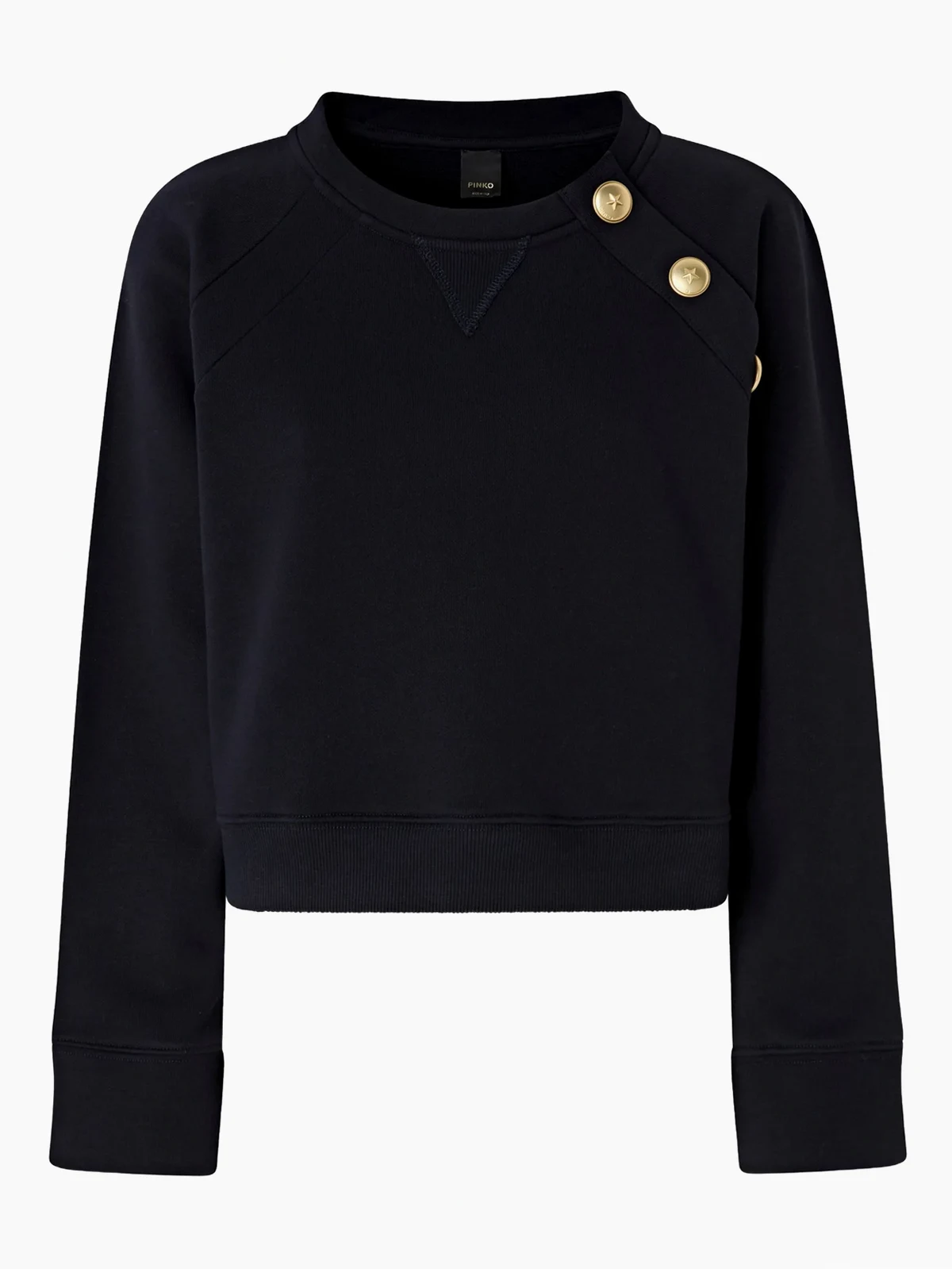 Sweatshirt mit Knopfdetail