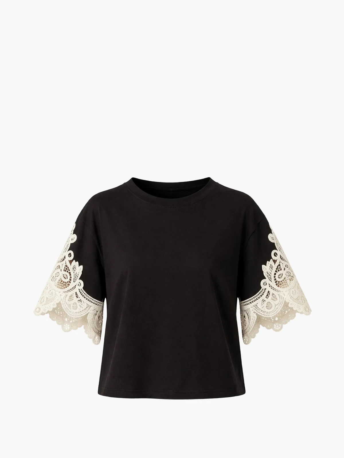 T-Shirt mit Schnürdetail