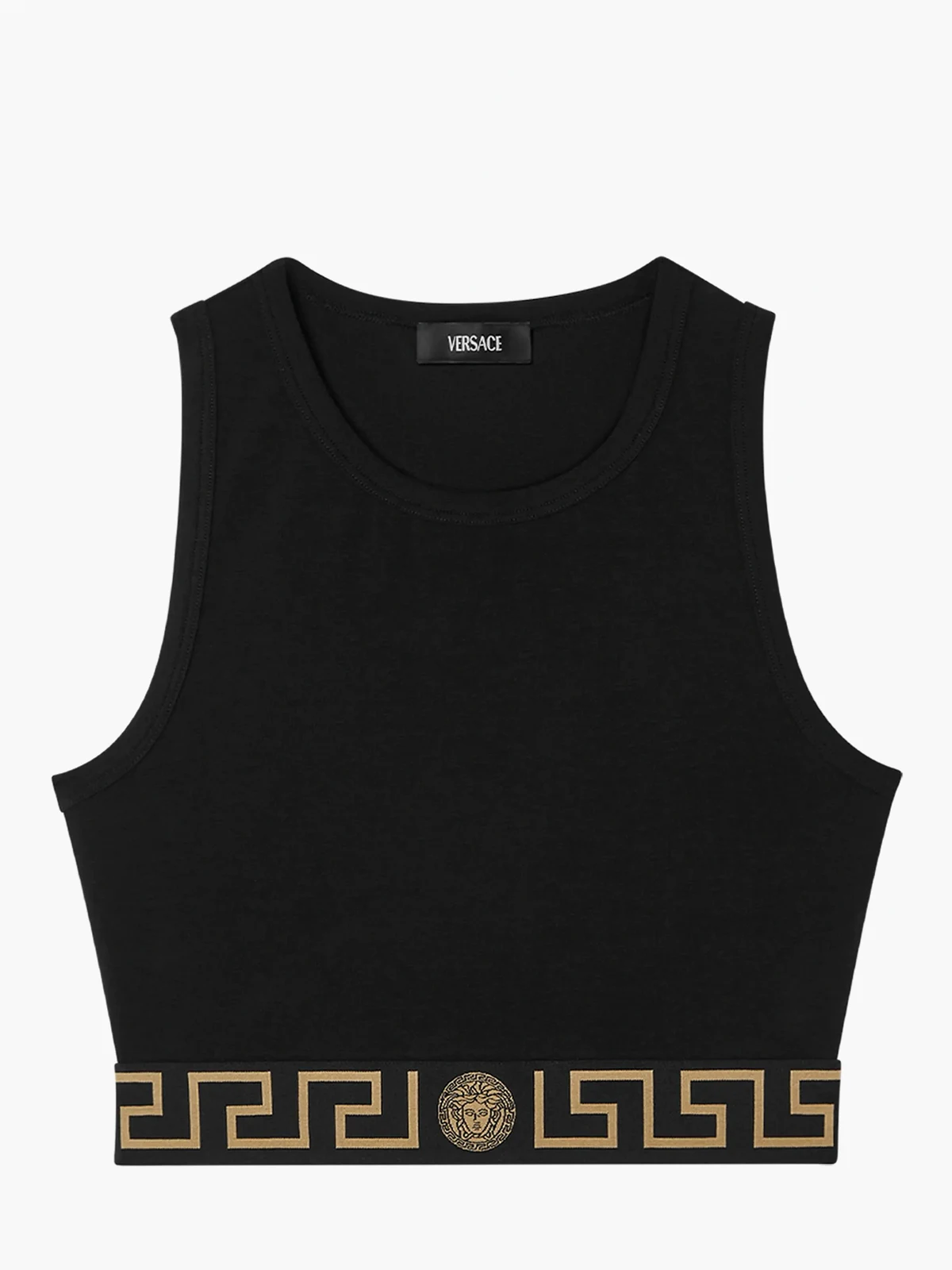 Greca Border cropped top