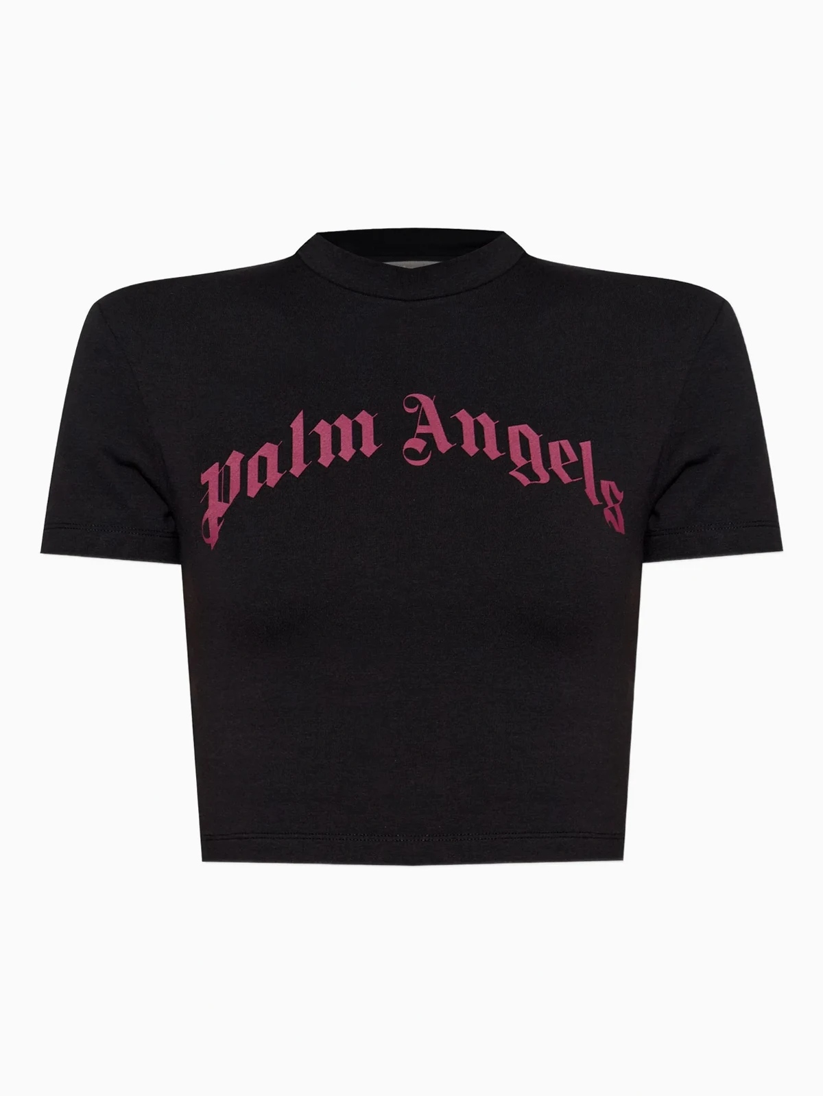 Cropped-T-Shirt mit Logo-Print