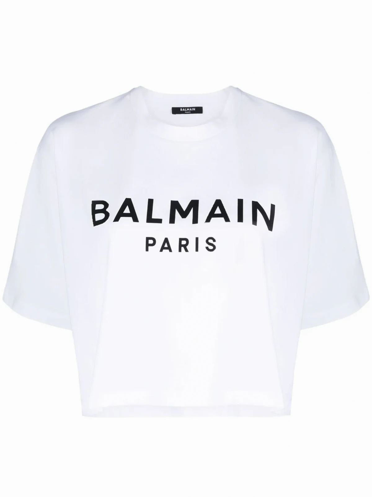 Cropped-T-Shirt mit Logo