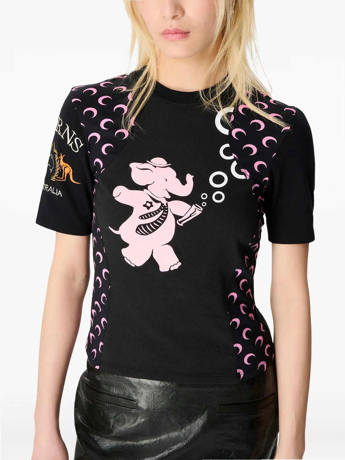 T-Shirt mit Elefanten-Print