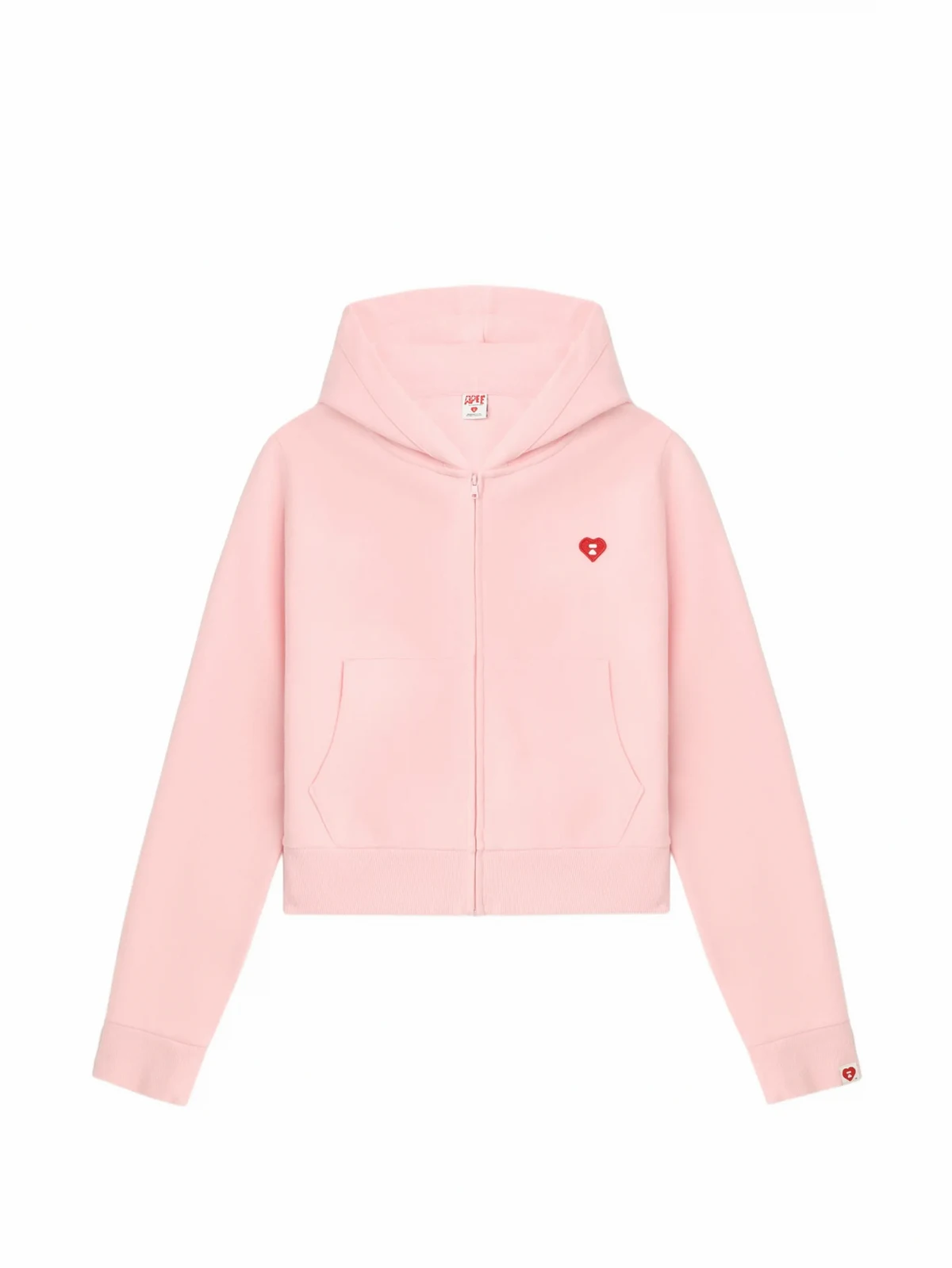 Kapuzenjacke mit Reißverschluss