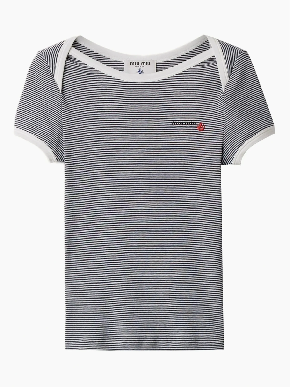 x Petit Bateau gestreiftes T-Shirt