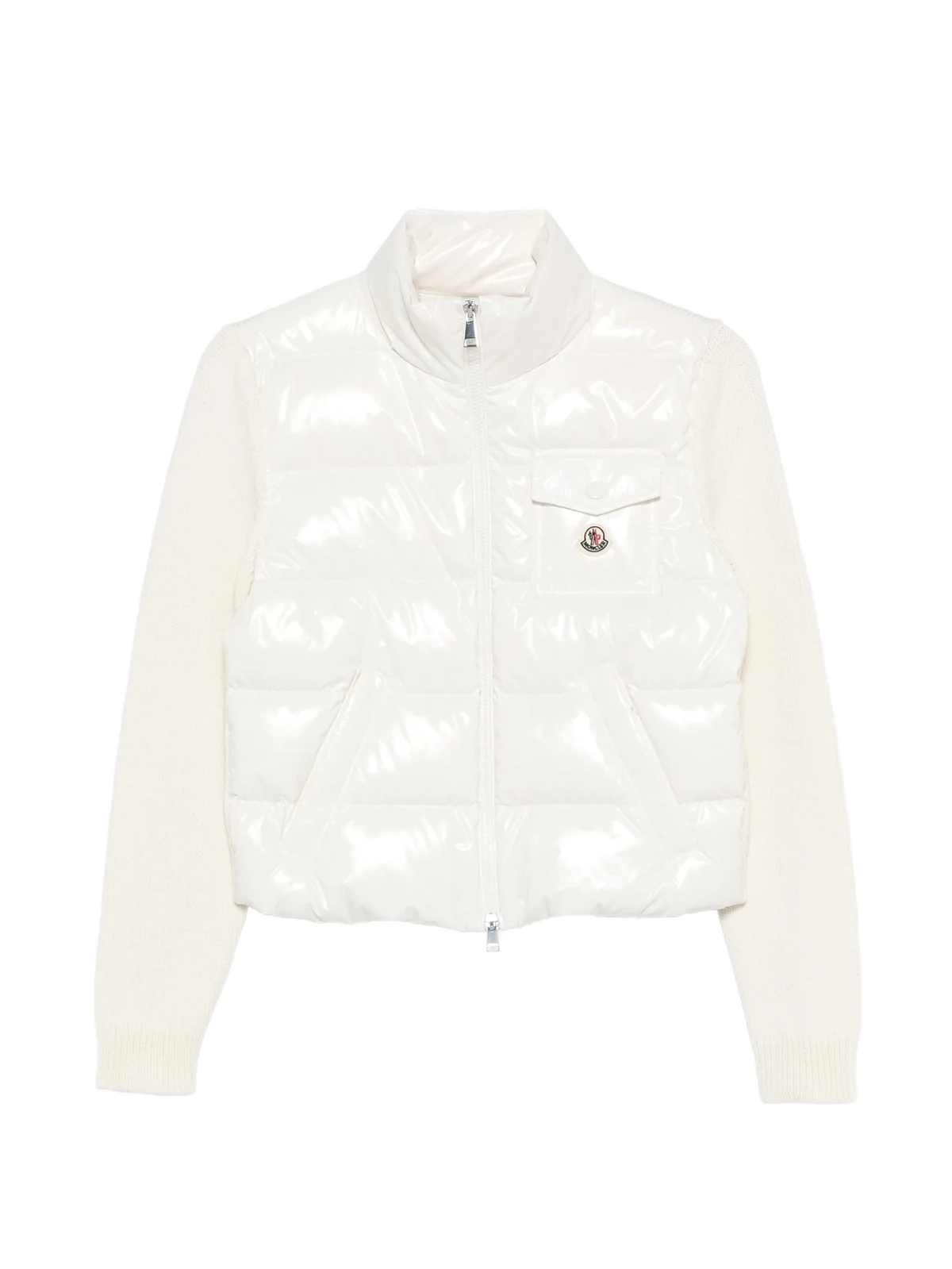 Gefütterter Cardigan mit Reißverschluss