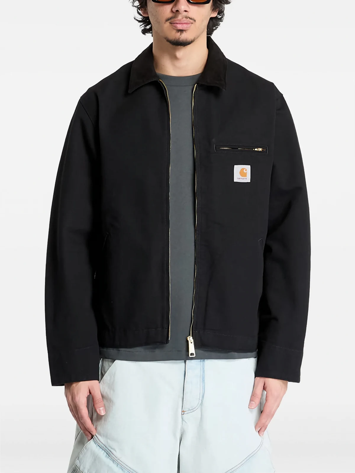 Detroit zip patch jacket