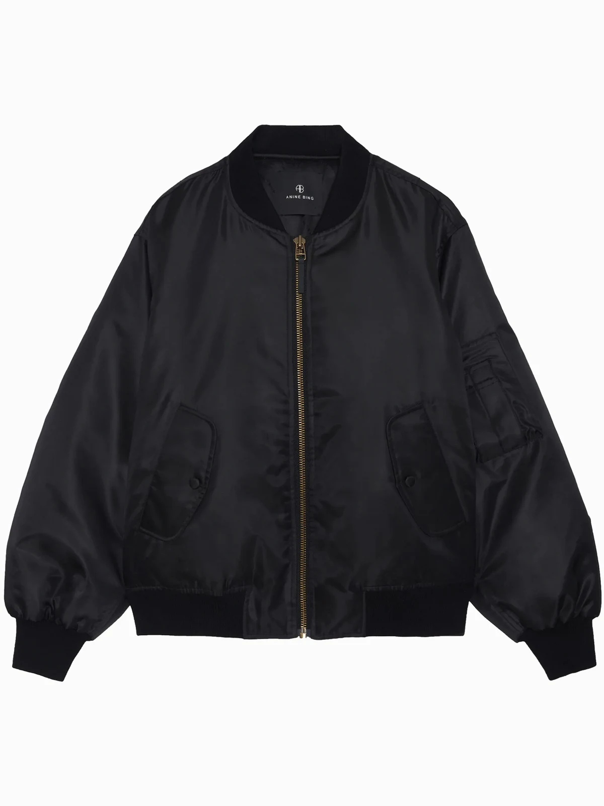 Bomberjacke mit Reißverschluss