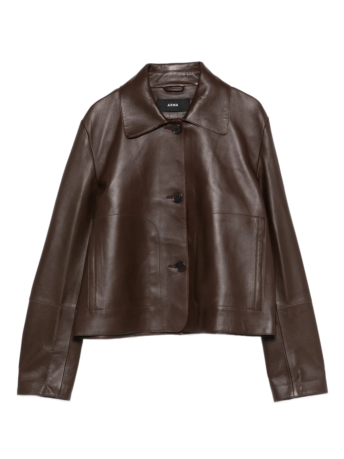 Emy Lederjacke mit Kragen