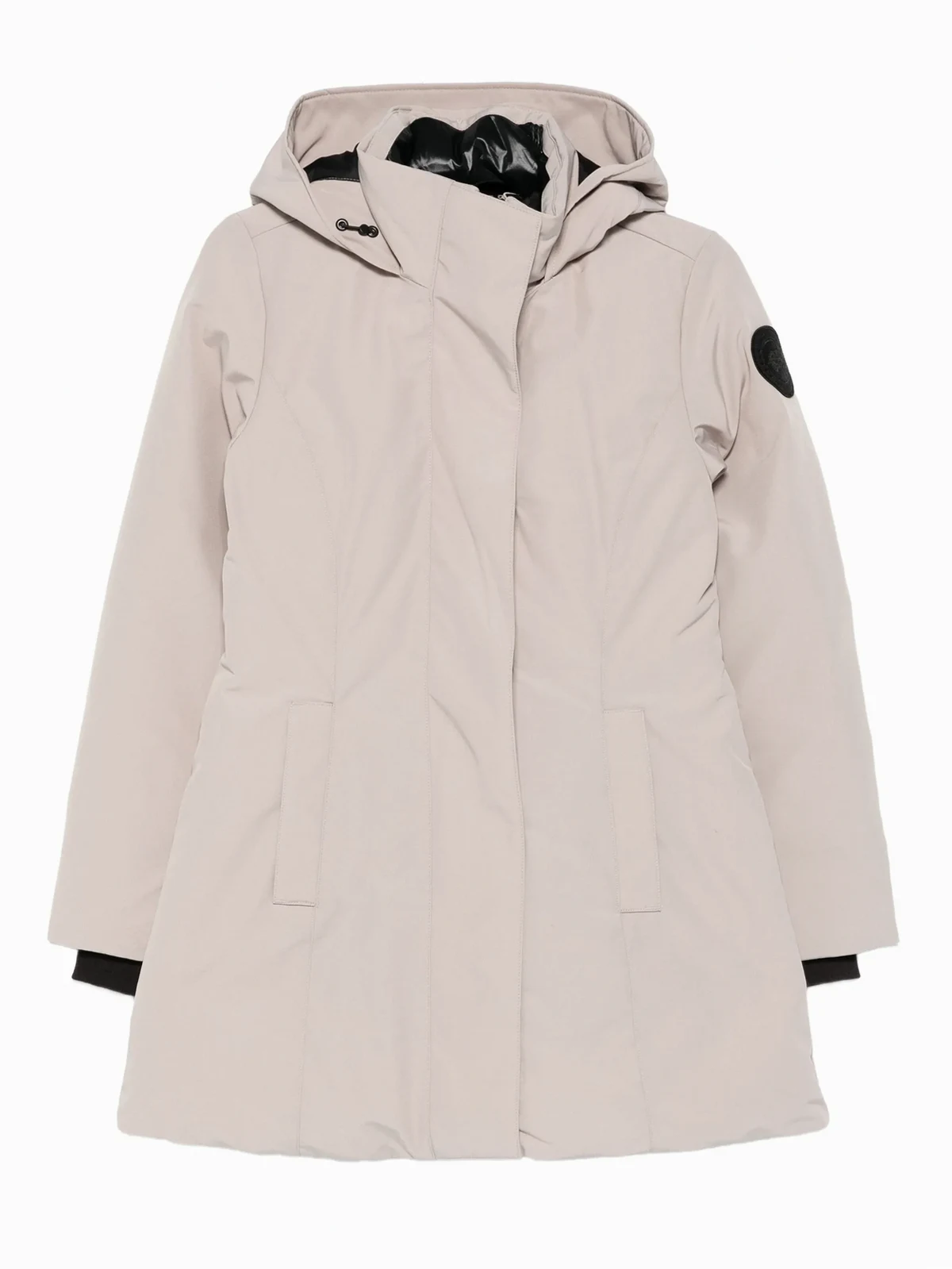 Kapuzenmantel mit Logo-Patch