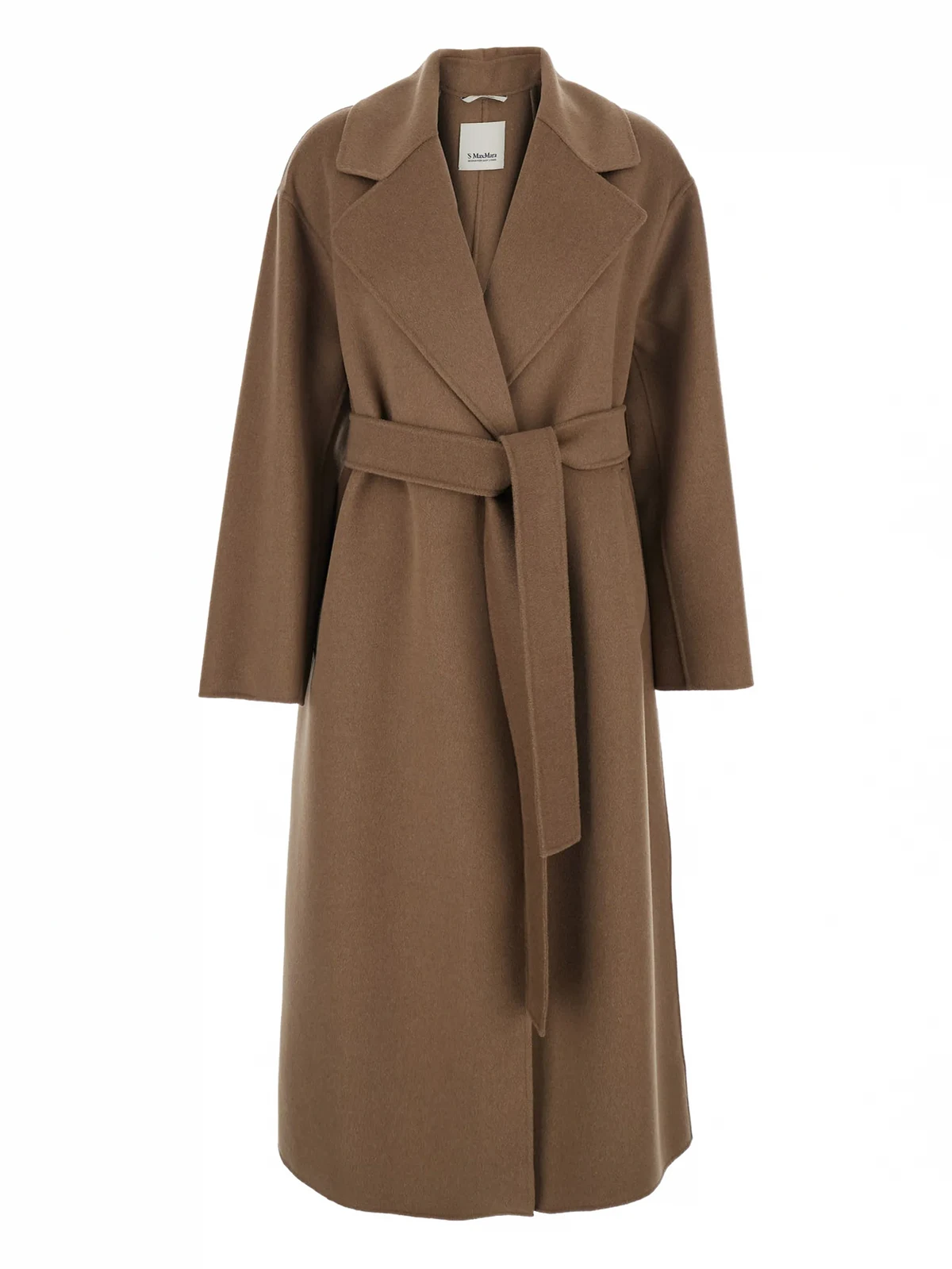 belted virgin wool coat