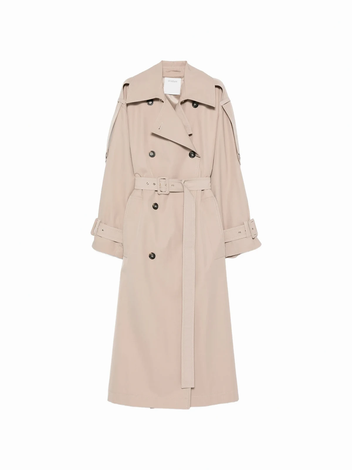 Doppelreihiger Spxgocce Trenchcoat mit Gürtel