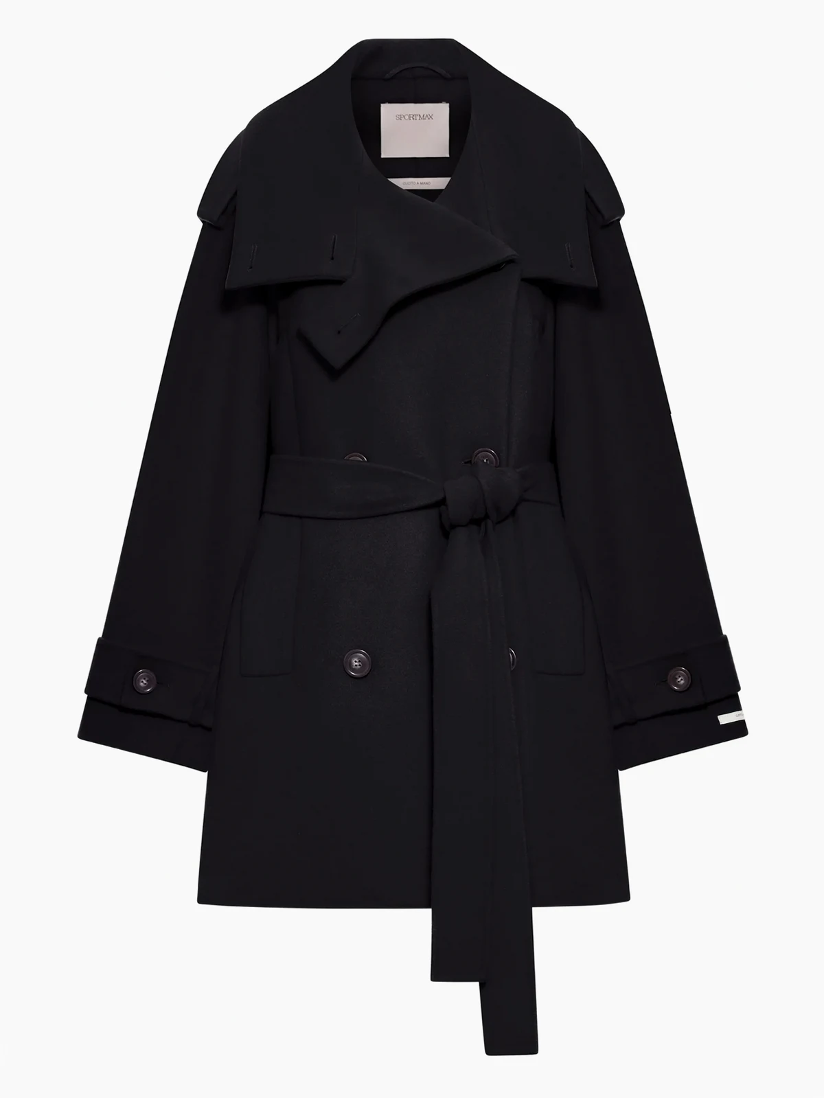 belted wool coat