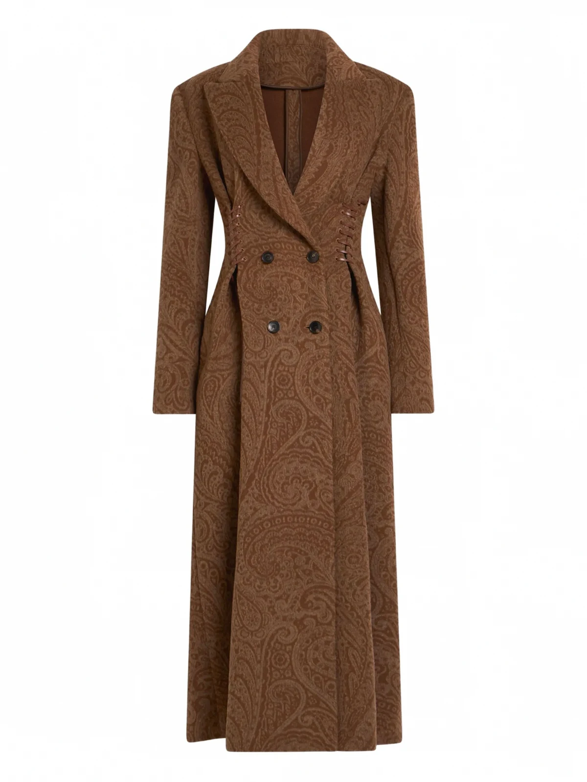 Mantel mit Paisley-Schnürung