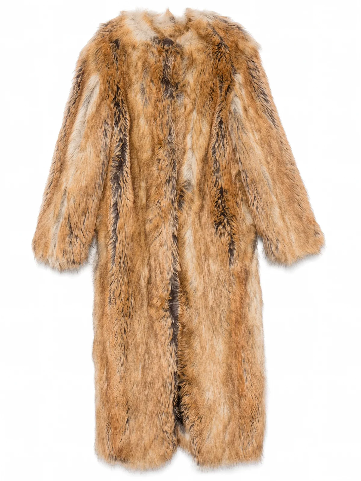 Mantel aus Faux Fur