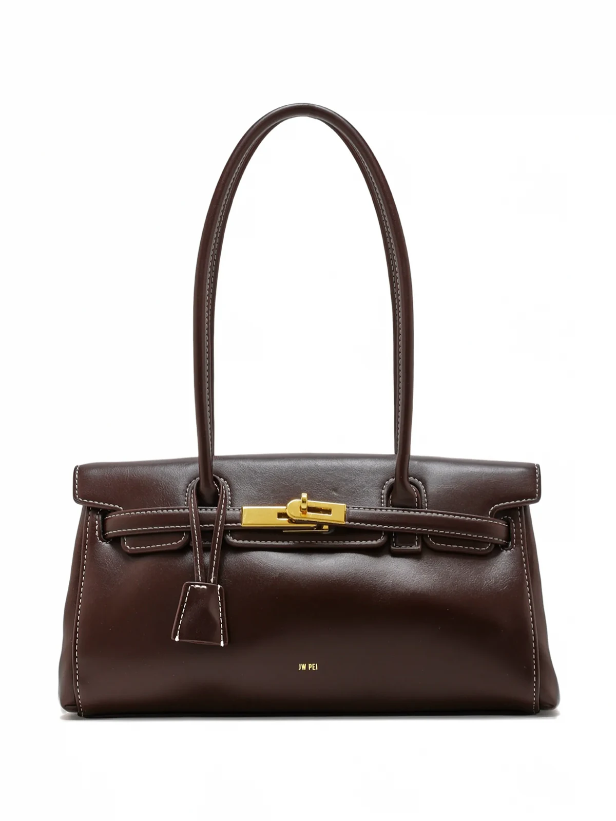 Yara top-handle lock shoulder bag