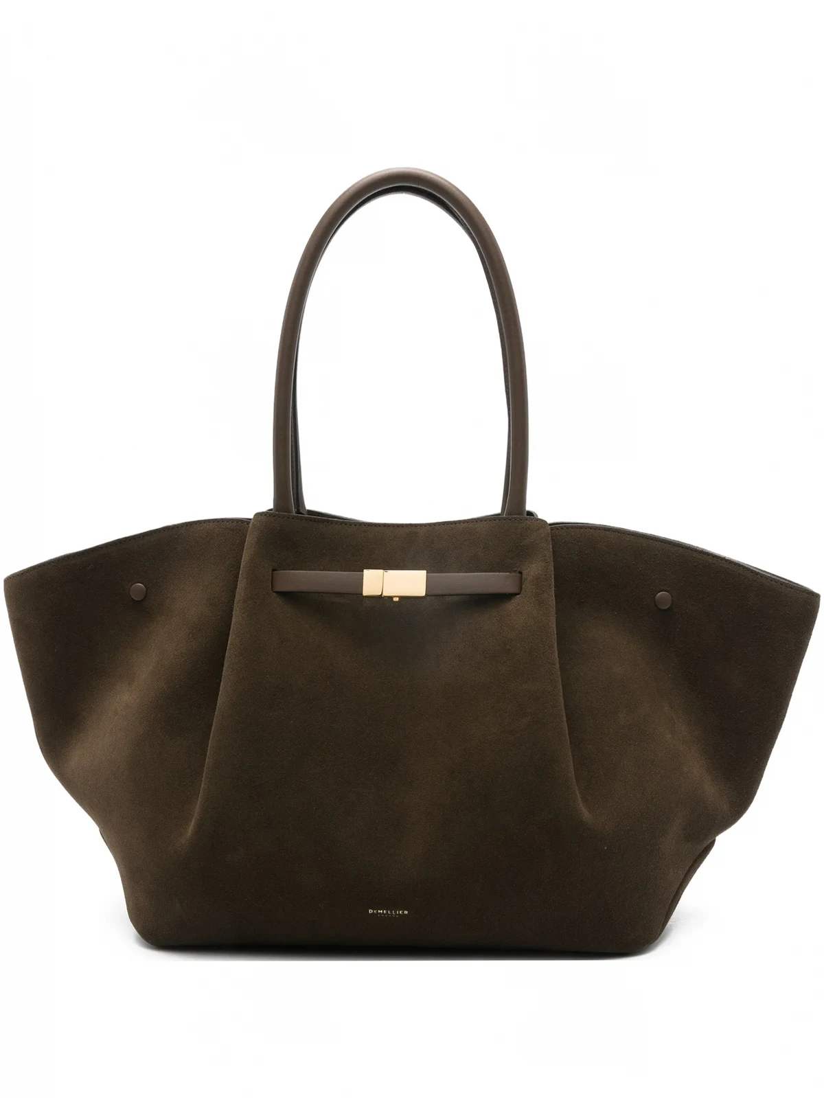 New York suede shoulder bag