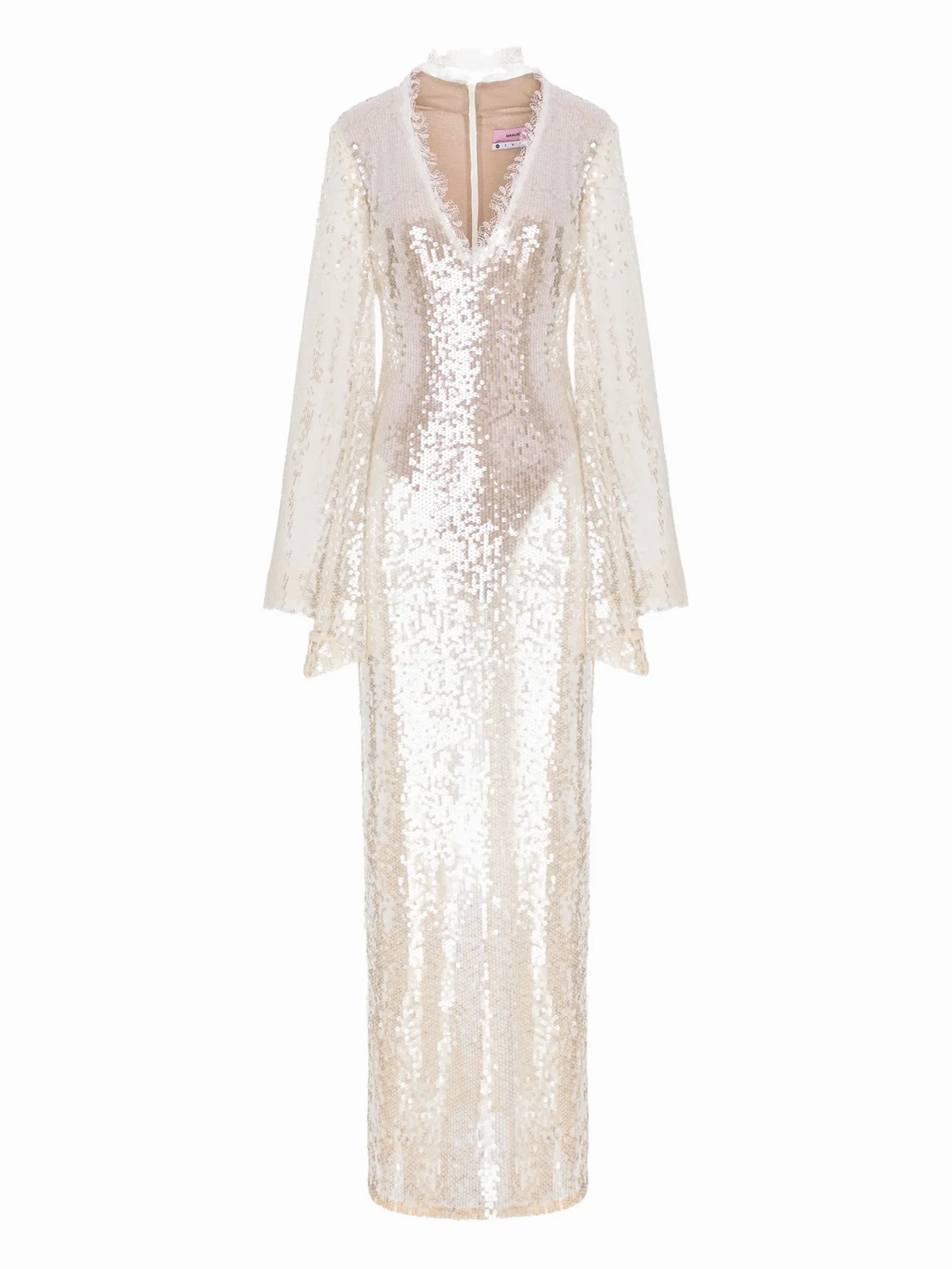 Cléo Maxikleid mit Pailletten