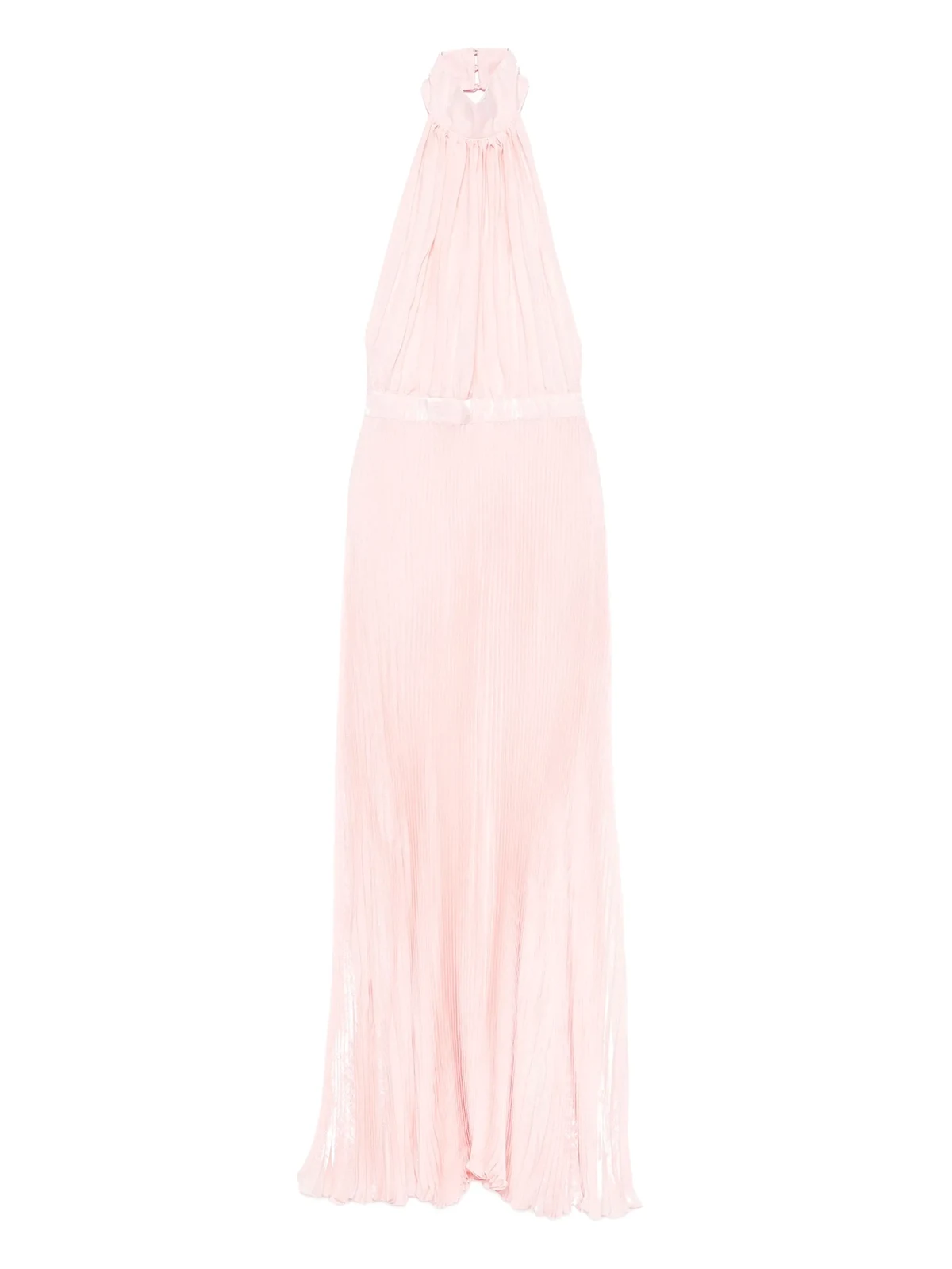 Eden halterneck pleated gown