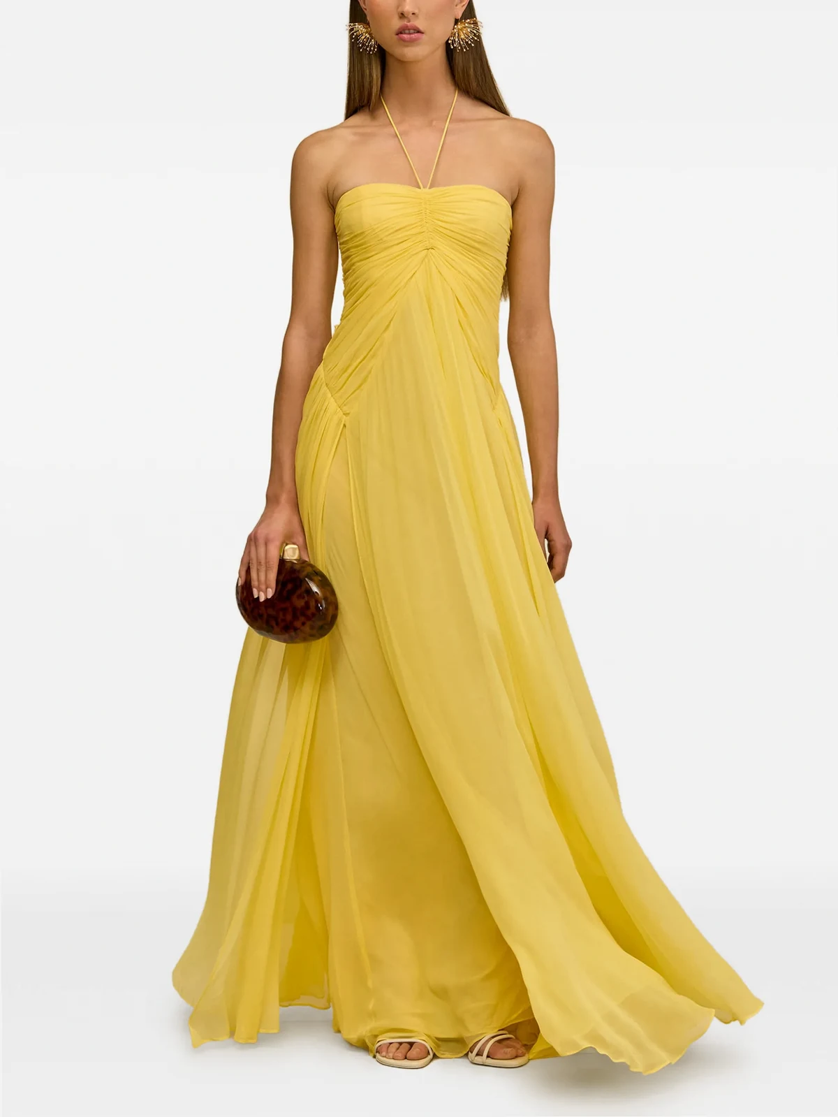Ritz gathered gown