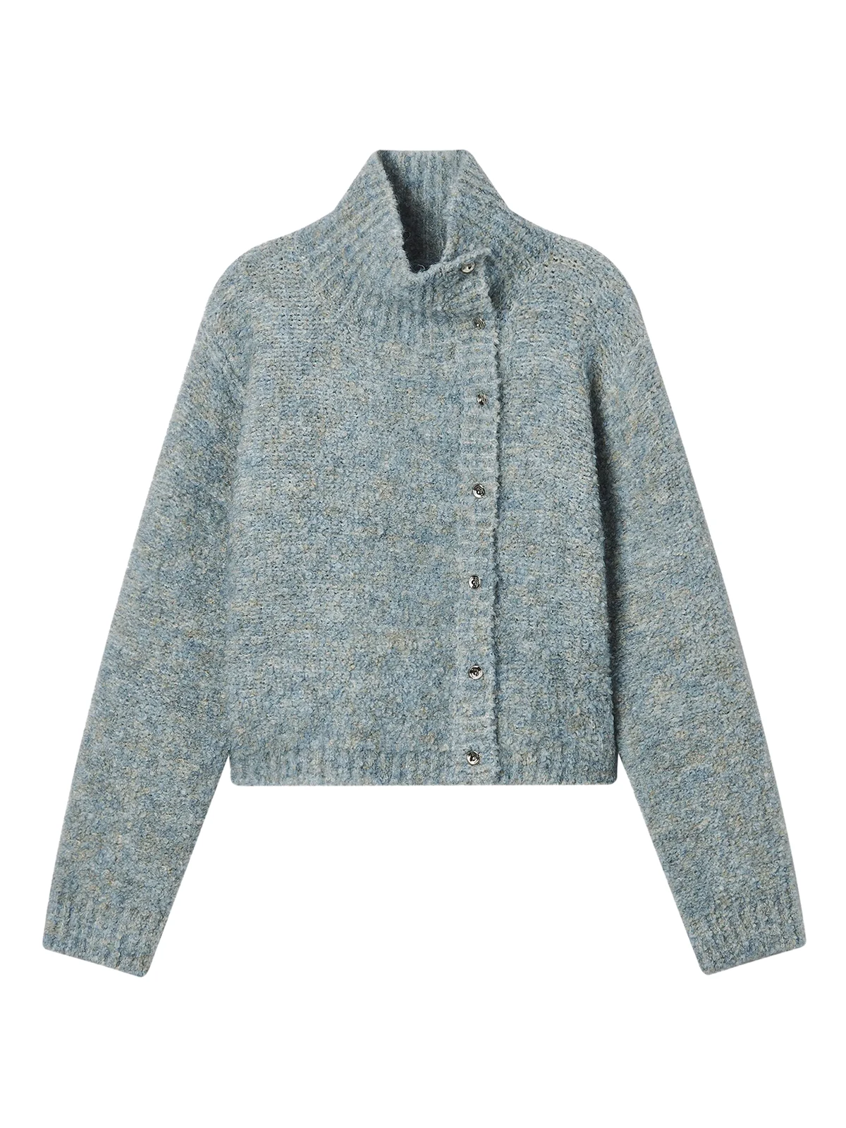 Cardigan mit Stehkragen