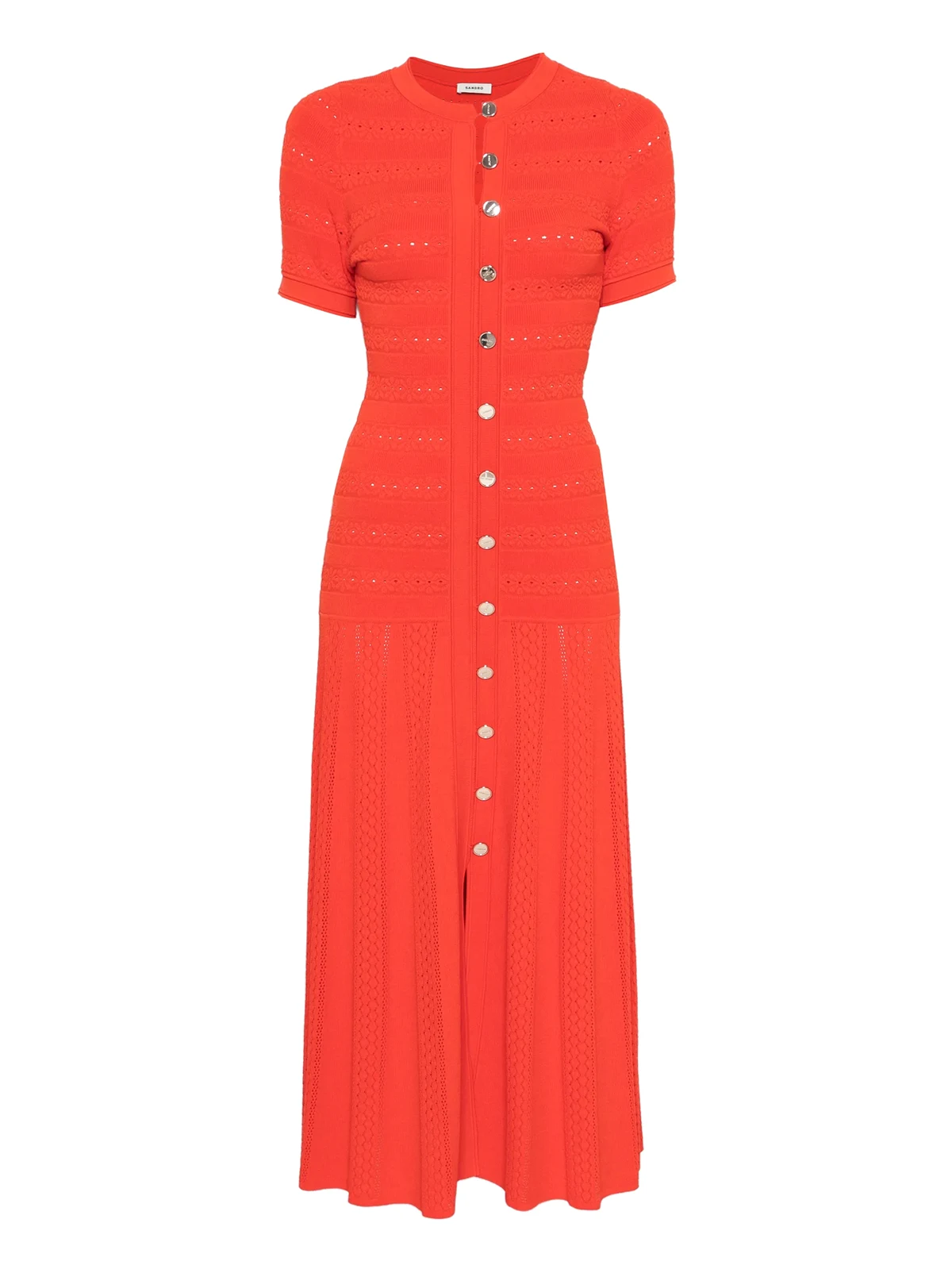 Midikleid mit Knöpfen