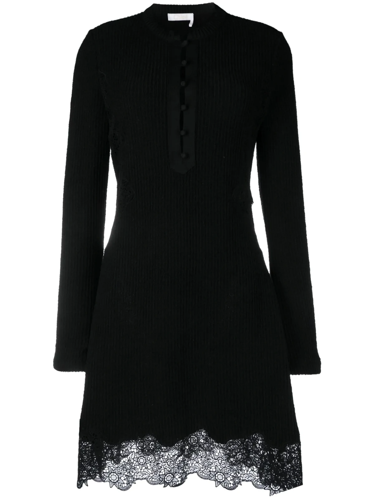 Kleid mit Spitzeneinsatz