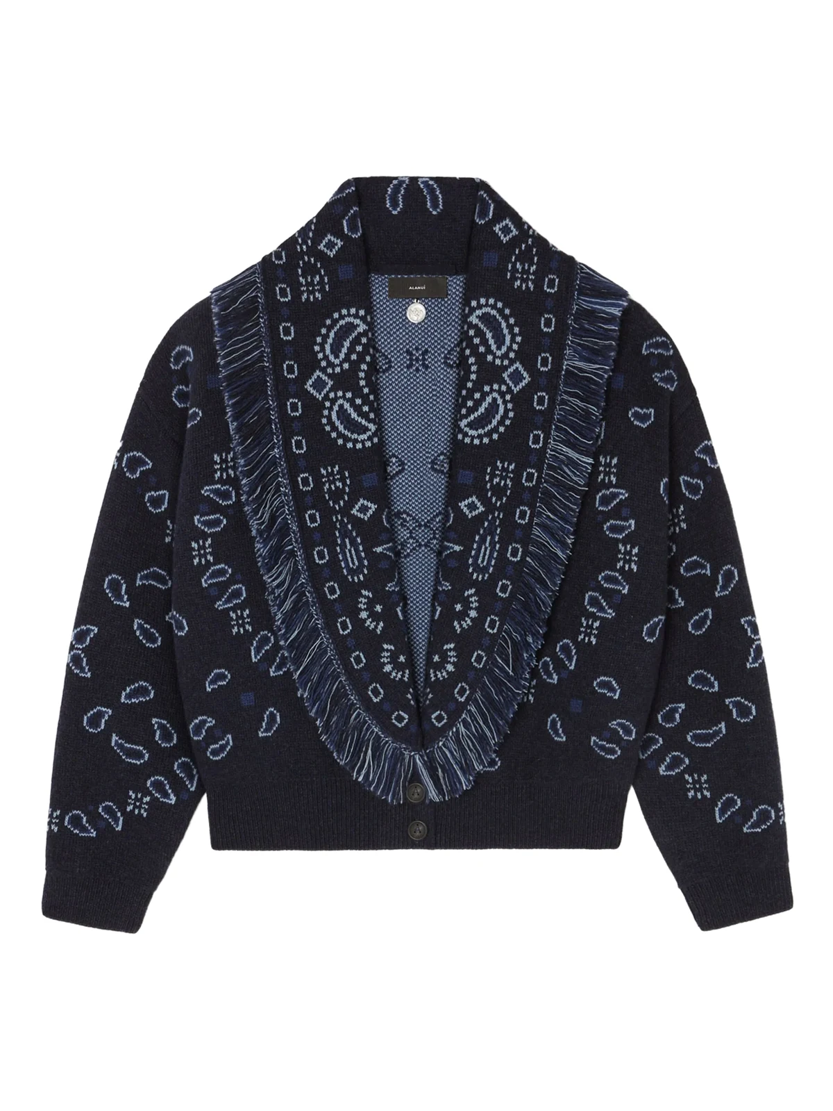 Cardigan mit Bandana-Jacquardmuster