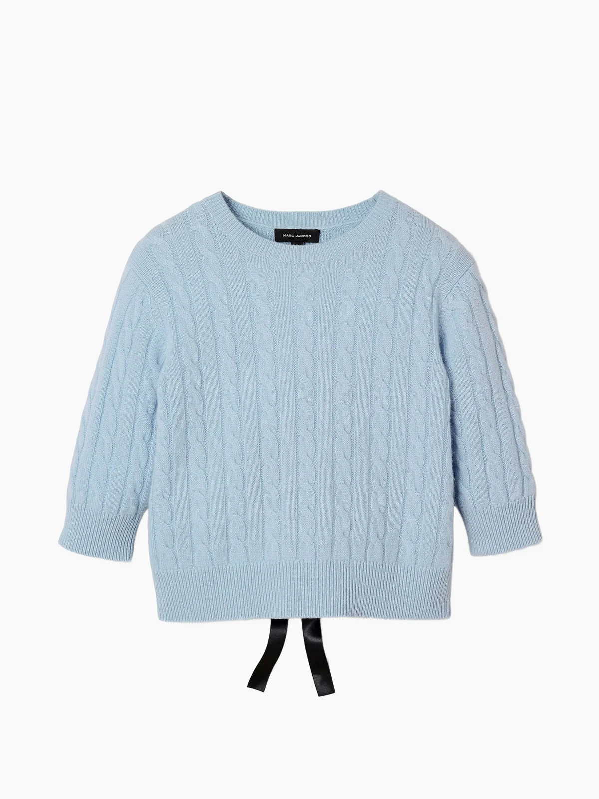 Rückenfreier Pullover mit Schleife