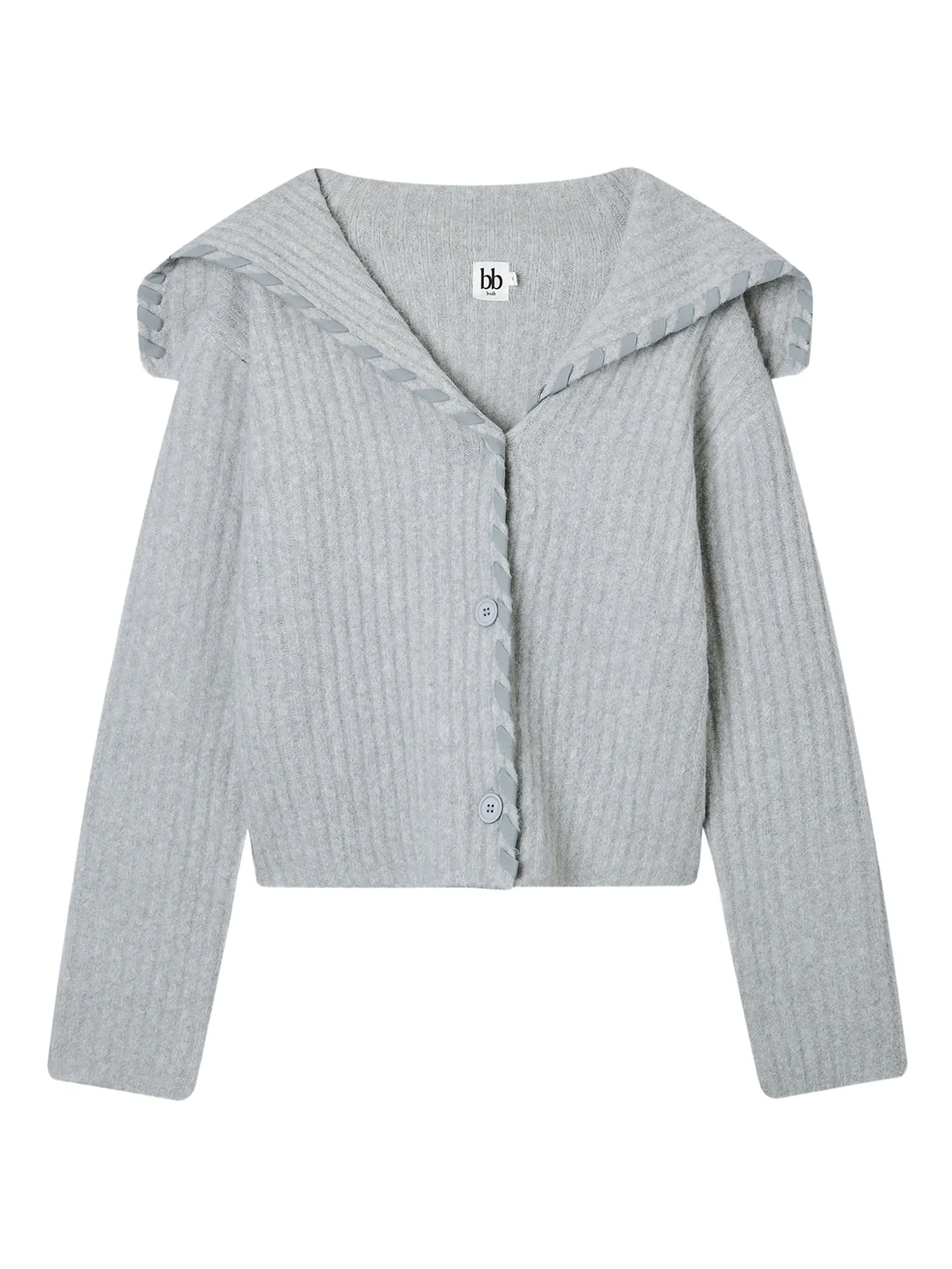 Gerippter Cardigan