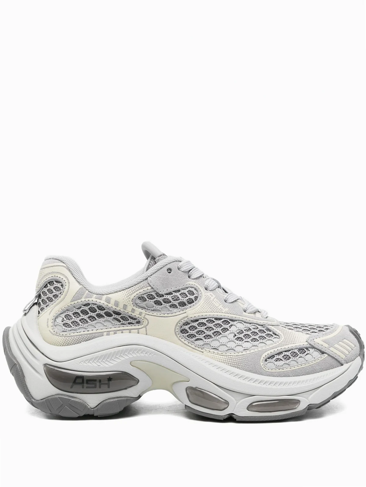 mesh-panels low-top sneakers