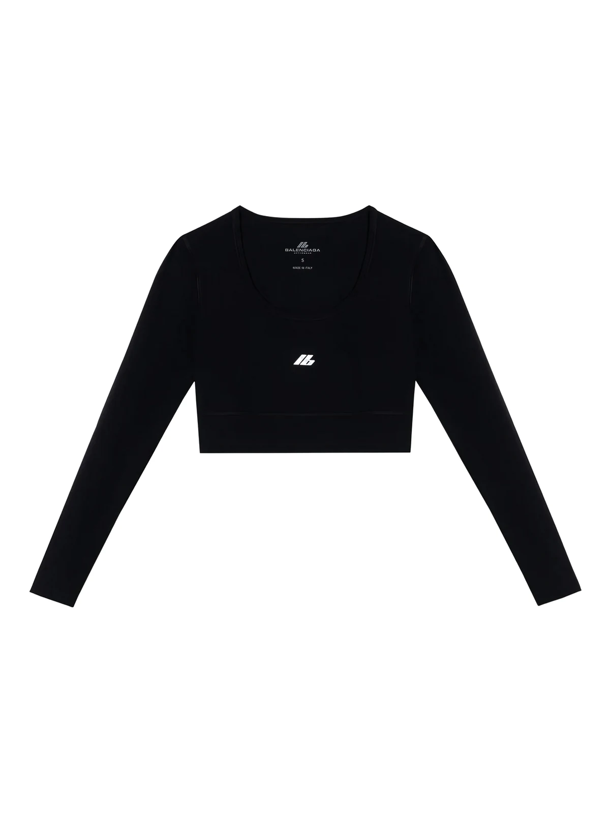 Cropped-Oberteil mit Logo