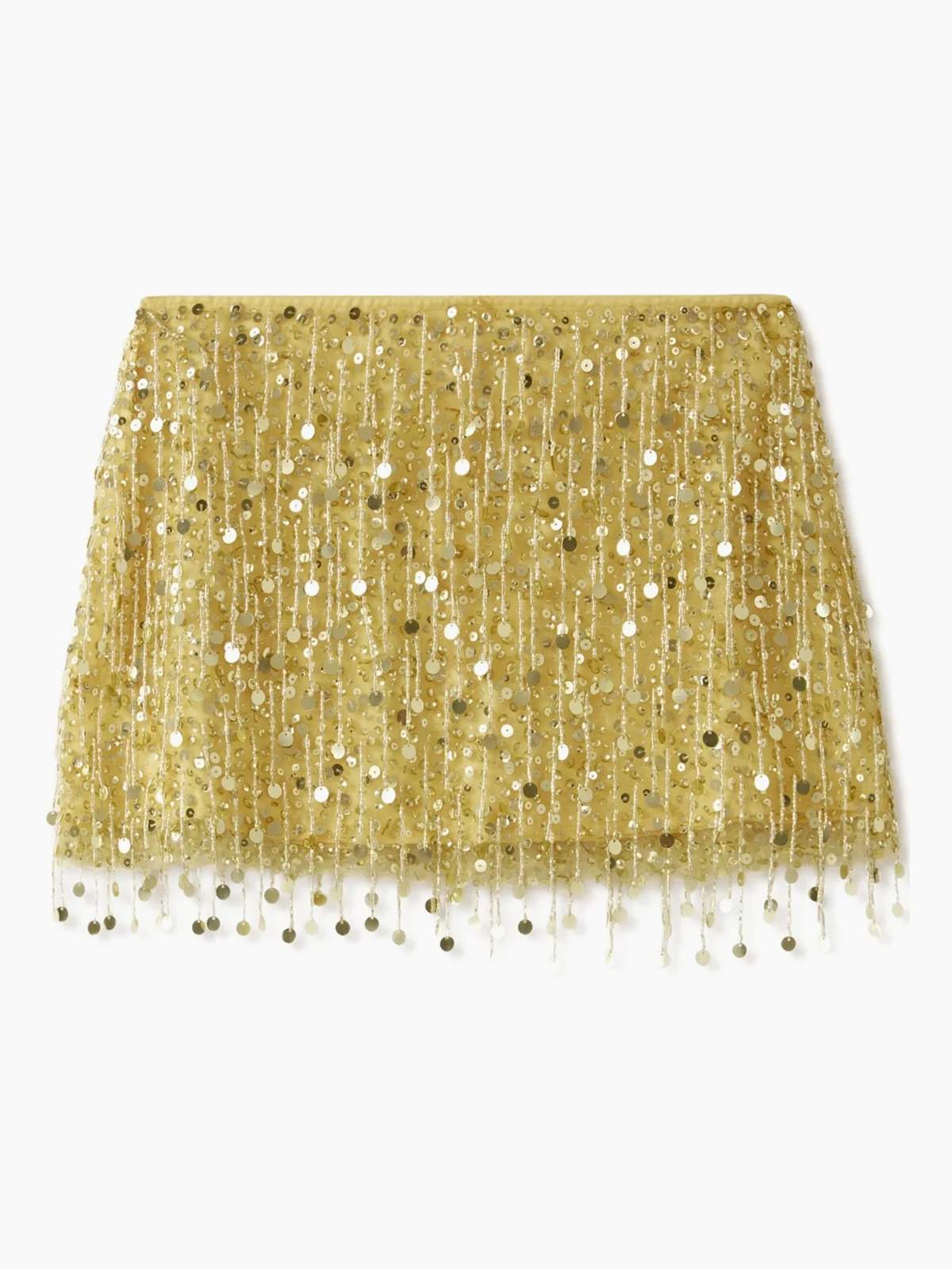 Yasmin beaded mini skirt