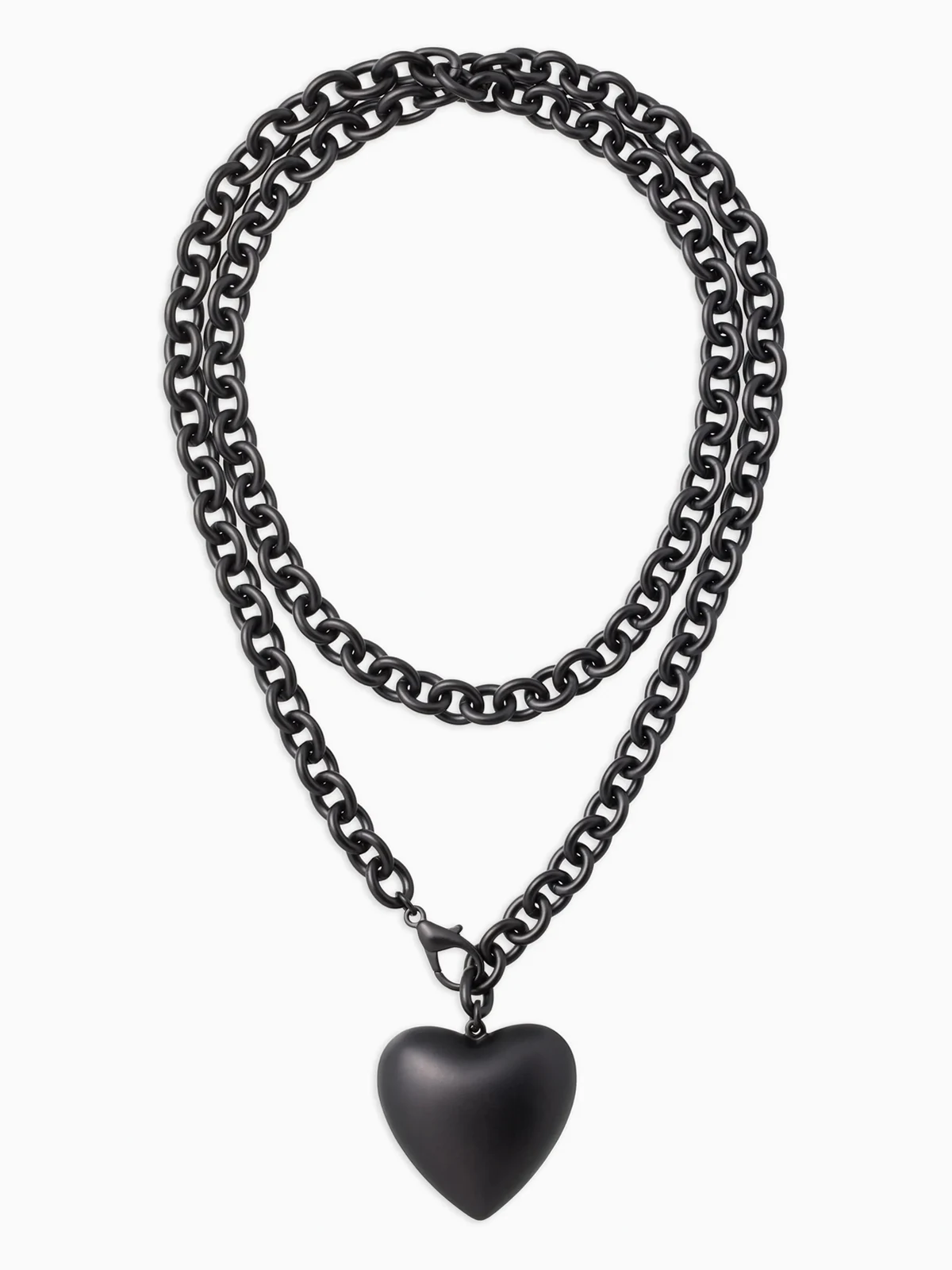 The Puffy Heart chain necklace