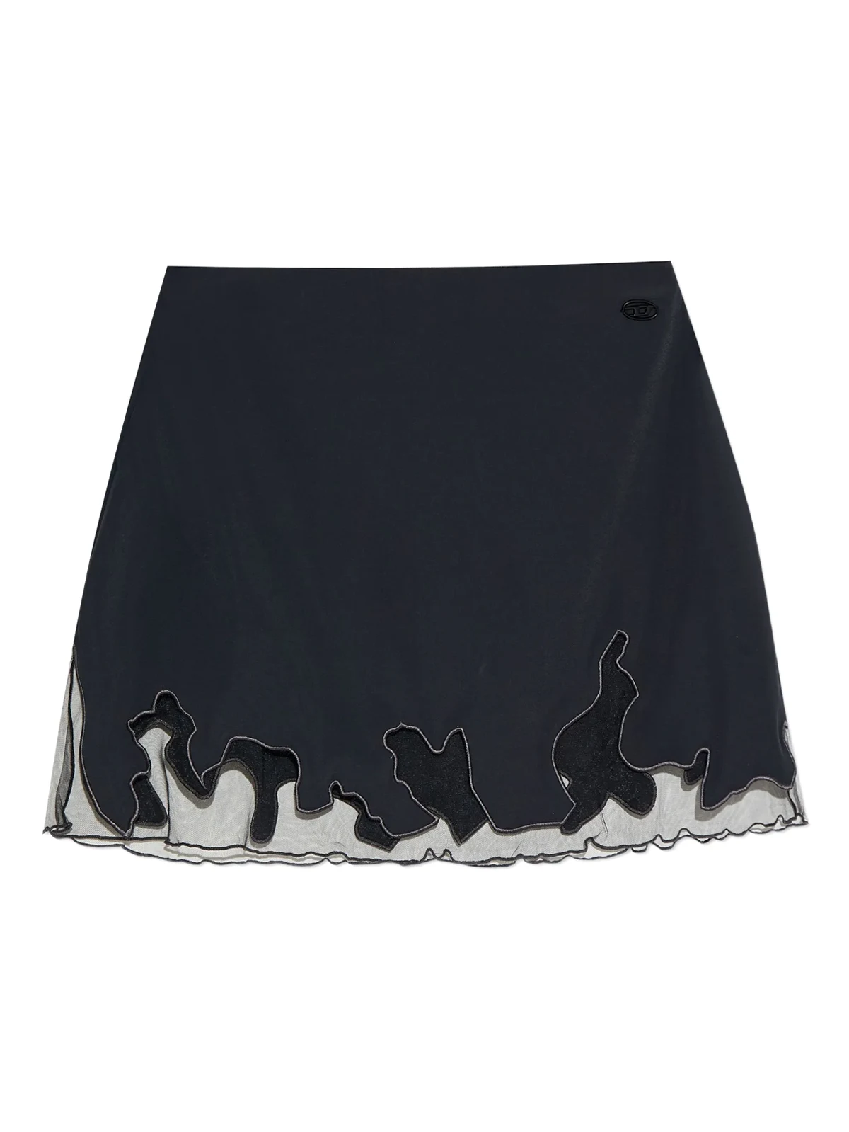 O-Lane-R1 tulle insert mini skirt