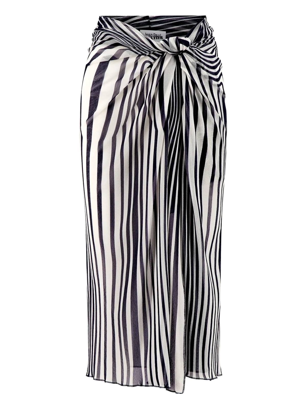Le Paréo striped morphing body skirt