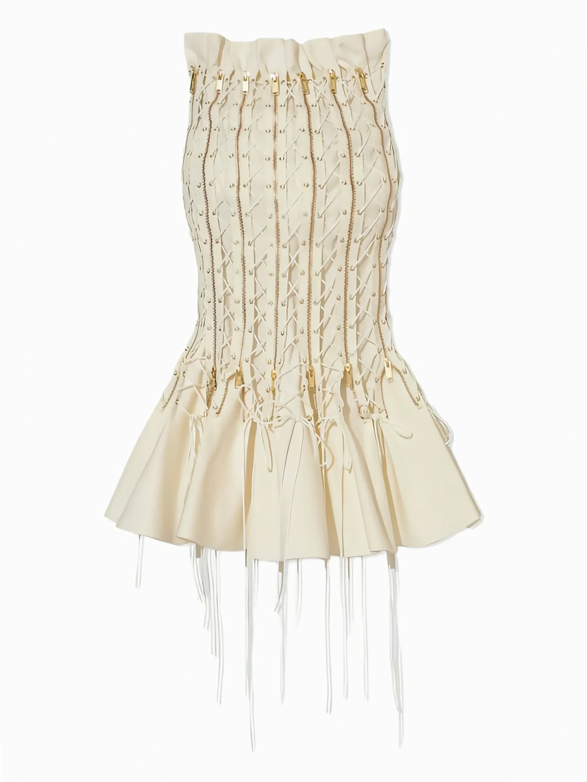 laced corset skirt