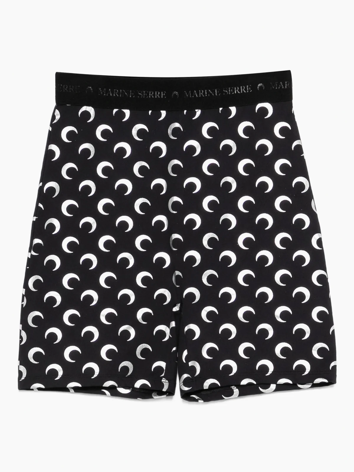 moon -printed shorts