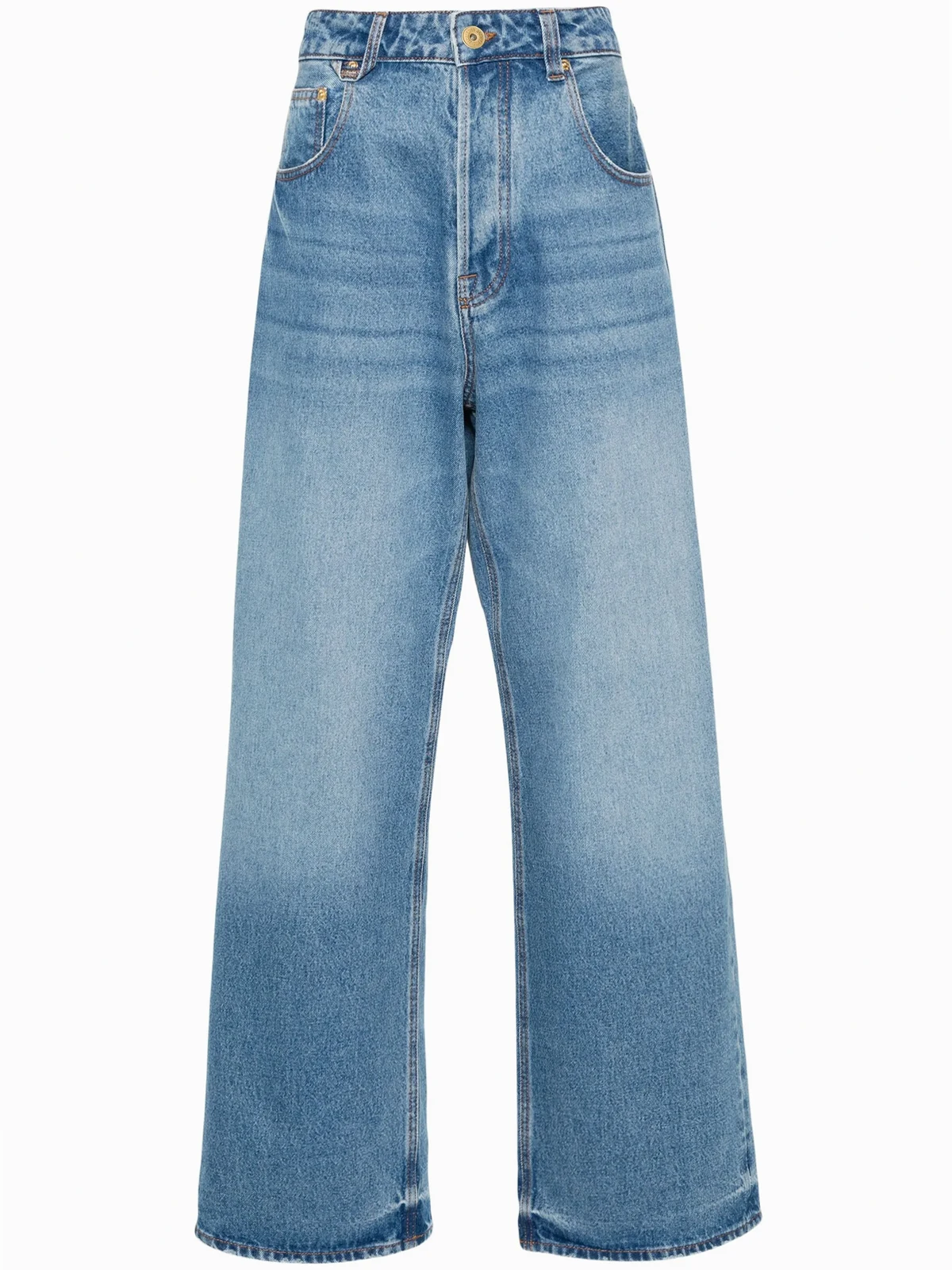 Nîmes mid-rise wide jeans