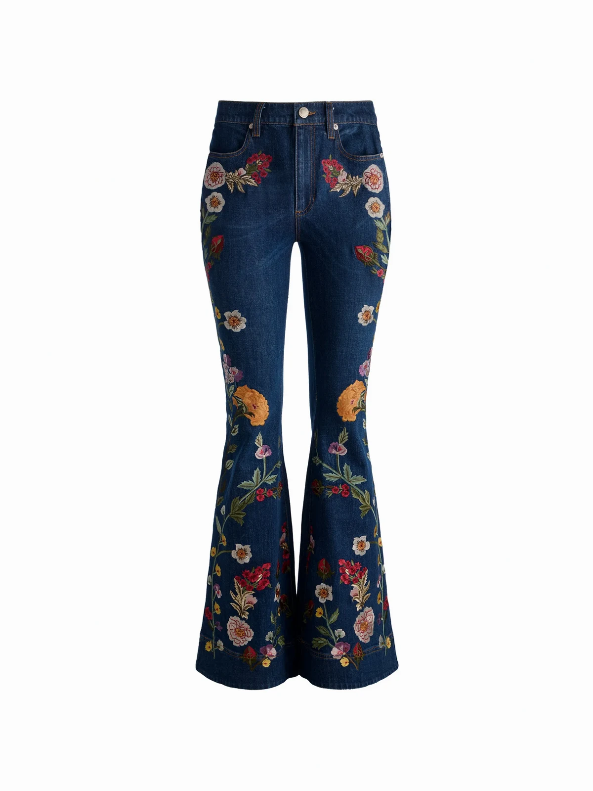 Beautiful Jeans mit Blumenstickerei